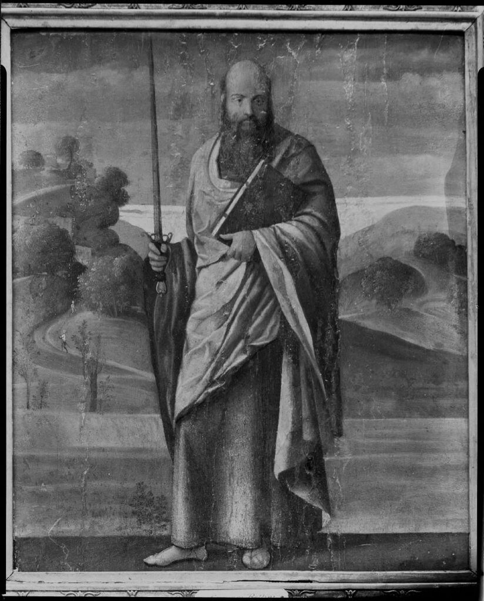 Saint Paul in a Landscape by Anonymous