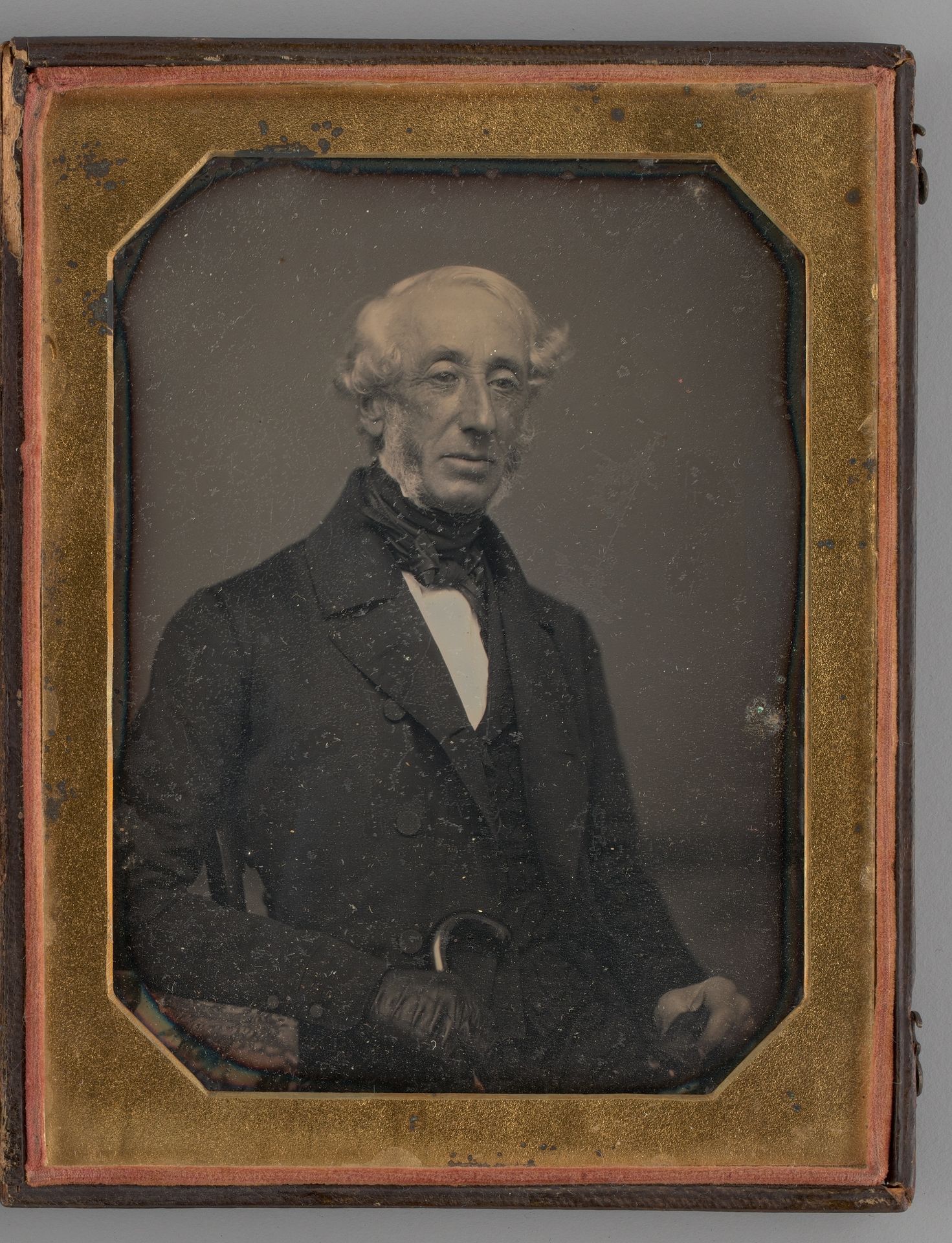 Untitled (Portrait of a Seated Man Wearing an Ascot Tie) by Marcus Aurelius Root