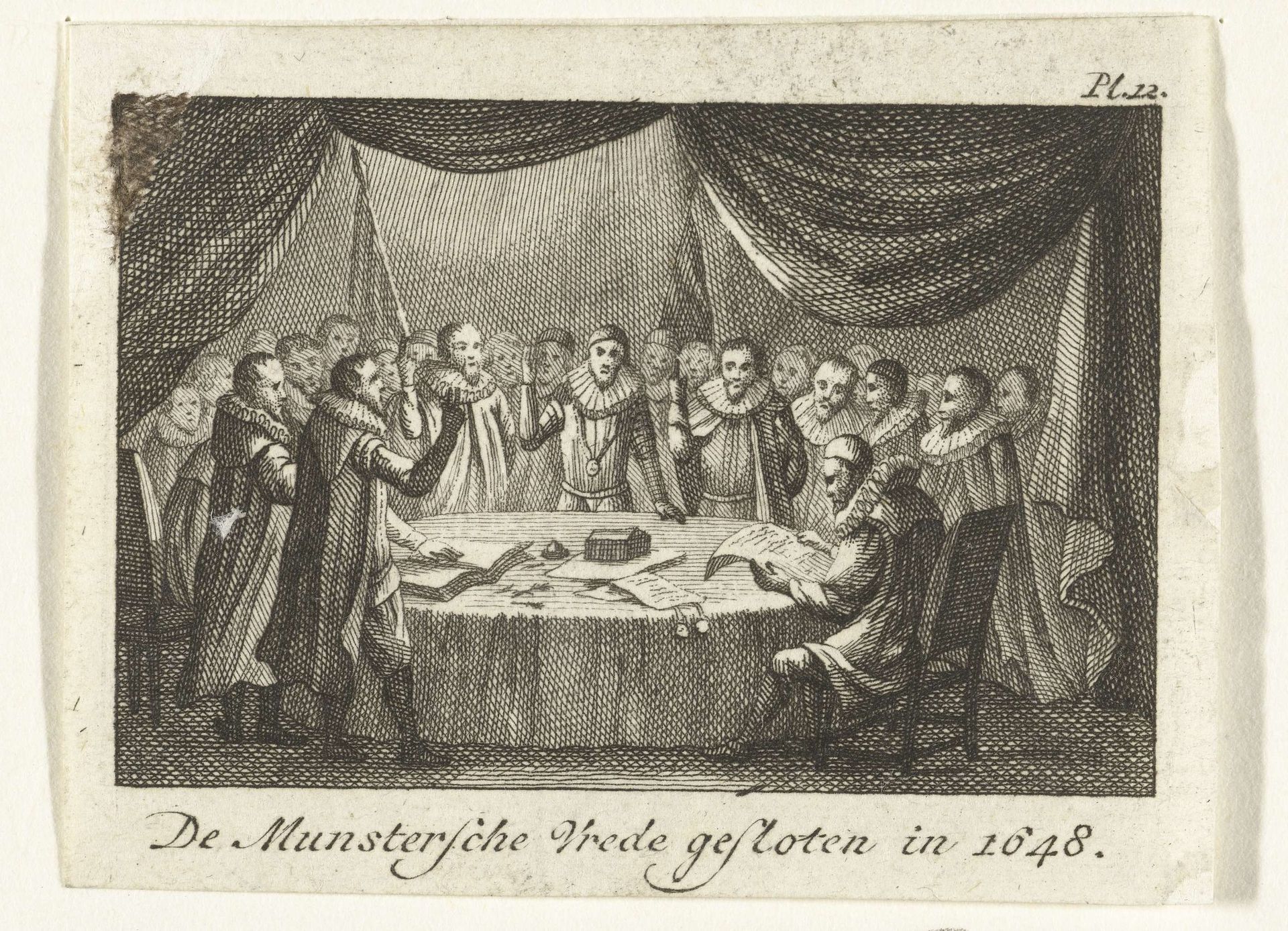 Ondertekening van de Vrede van Munster, 1648 by Carel Jacob de Huyser
