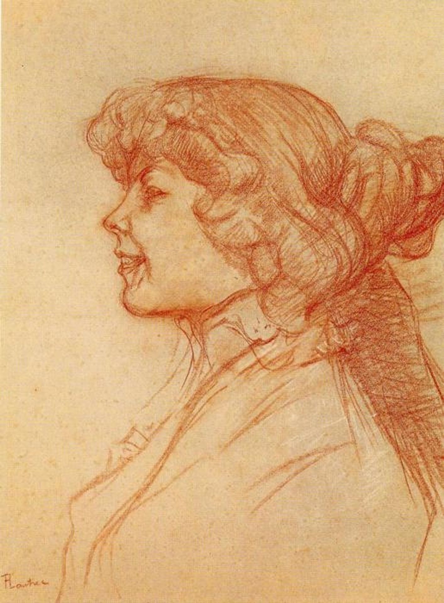 The English Girl at the Star in Le Havre by Henri de Toulouse-Lautrec