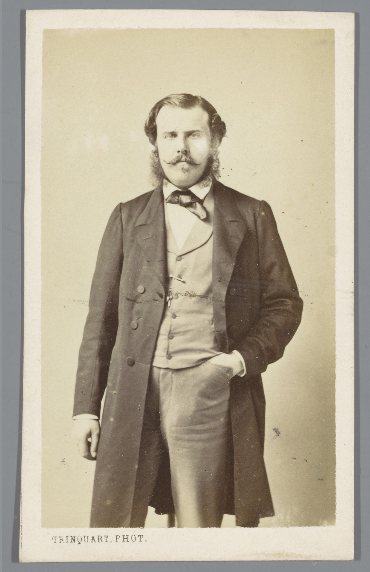 Portret van een onbekende man, aangeduid als Paul Parmentier by Antoine René Trinquart