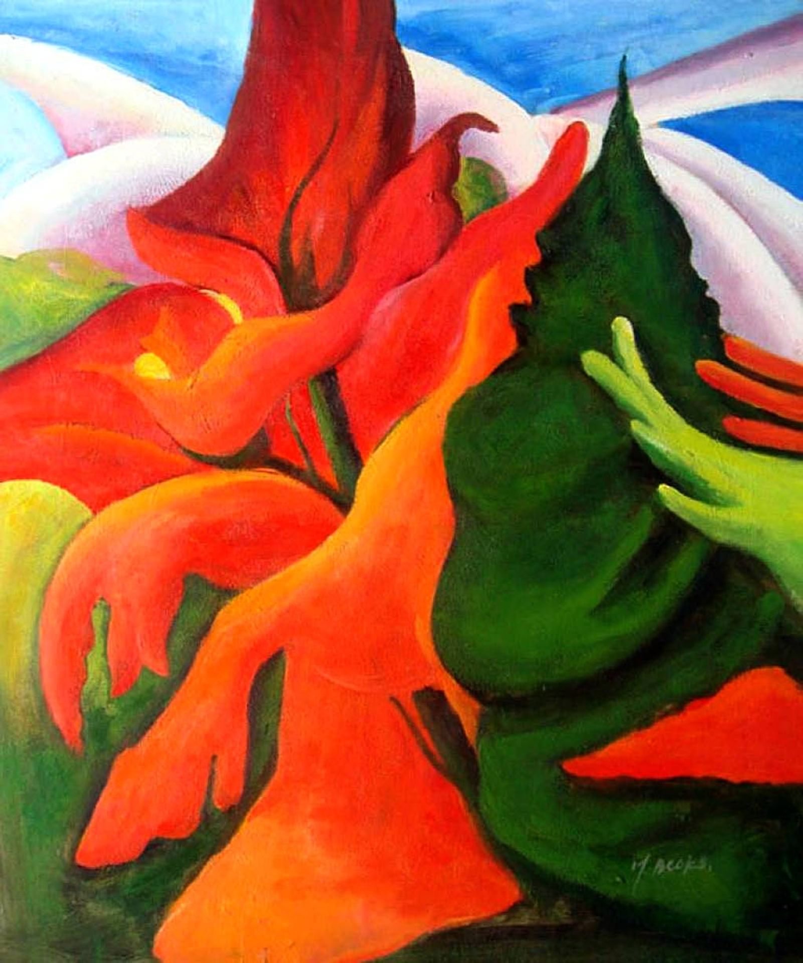 Melting Volcano by Georgia O'Keeffe