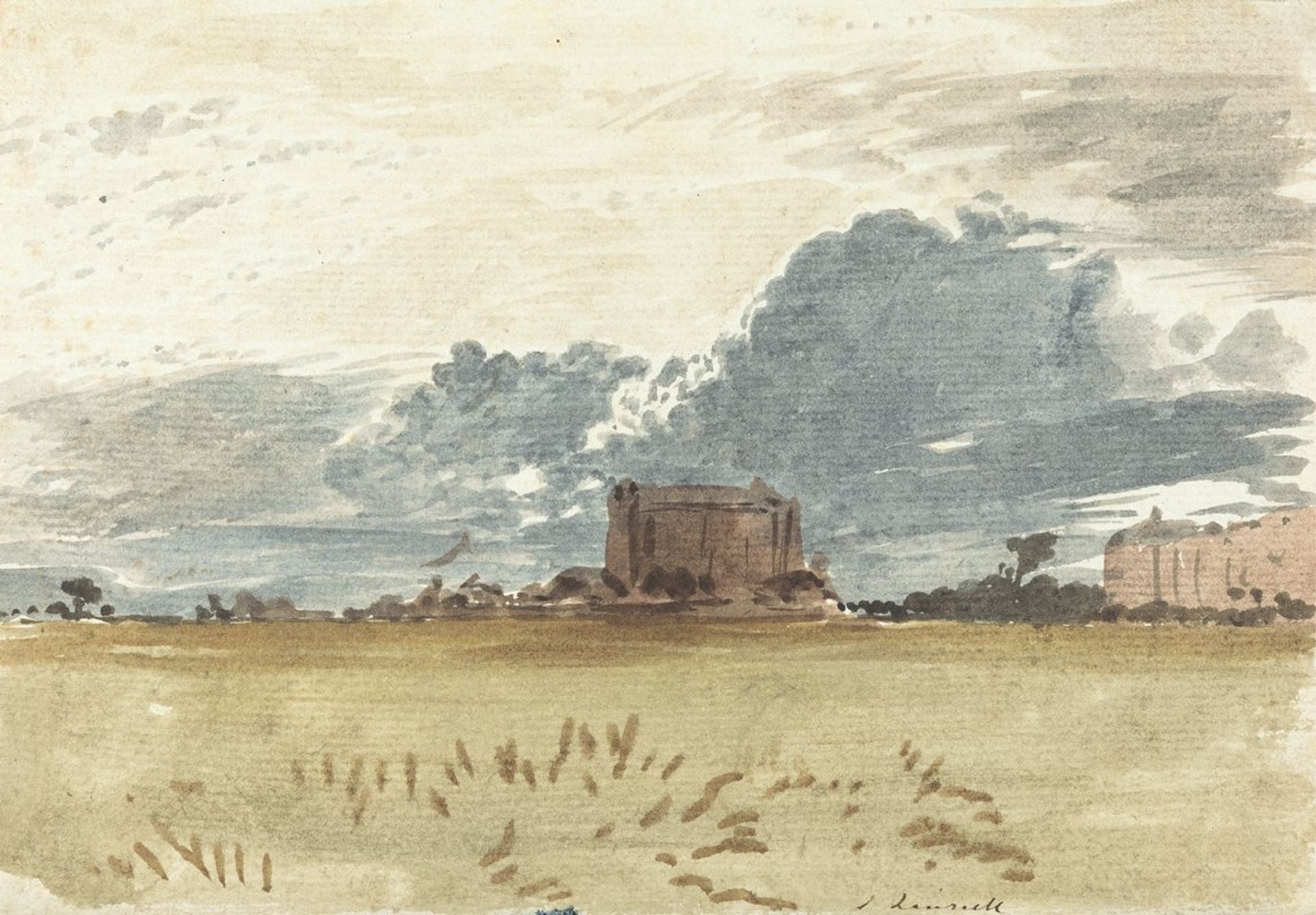 A View of the Fens by John Linnell