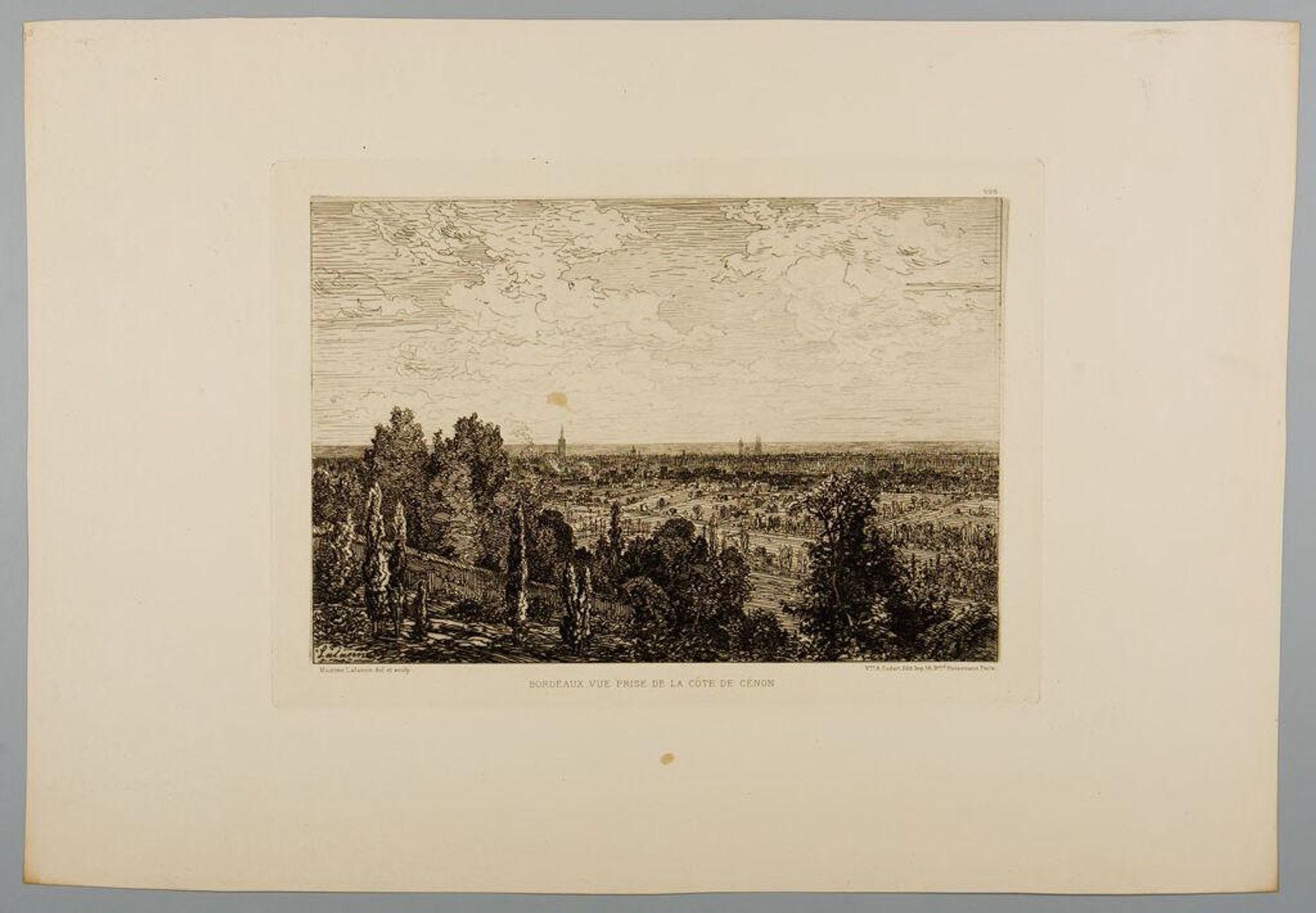 Bordeaux, View From the Coast of Cenon by Maxime Lalanne