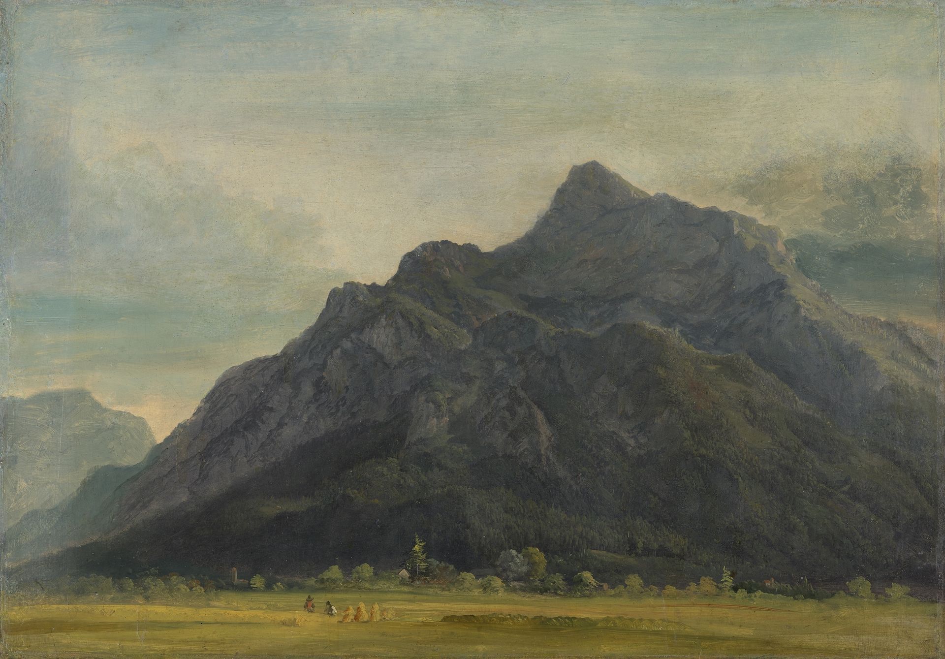 The Untersberg near Salzburg by Heinrich Bürkel