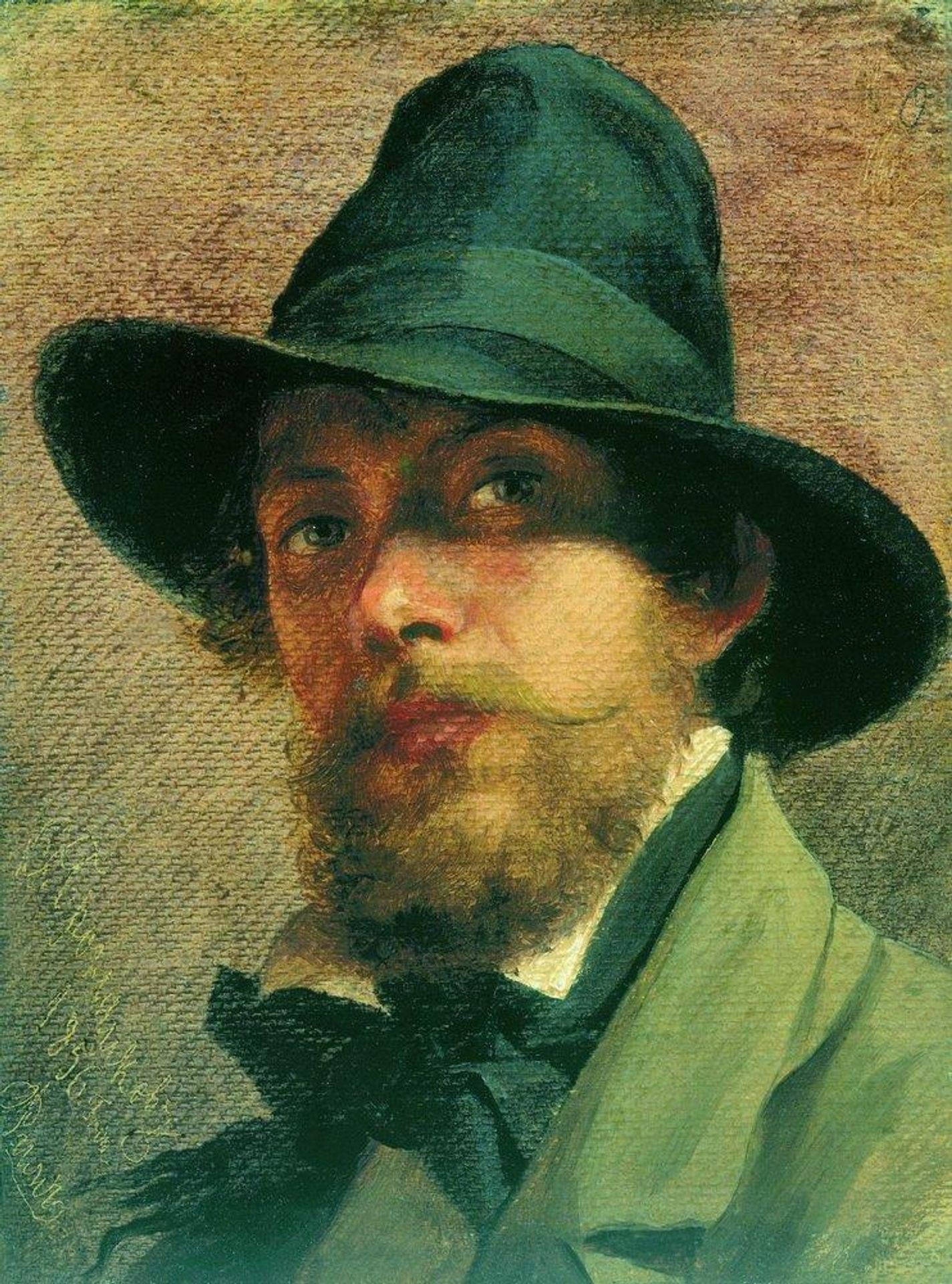 Self-portrait by Fyodor Bronnikov