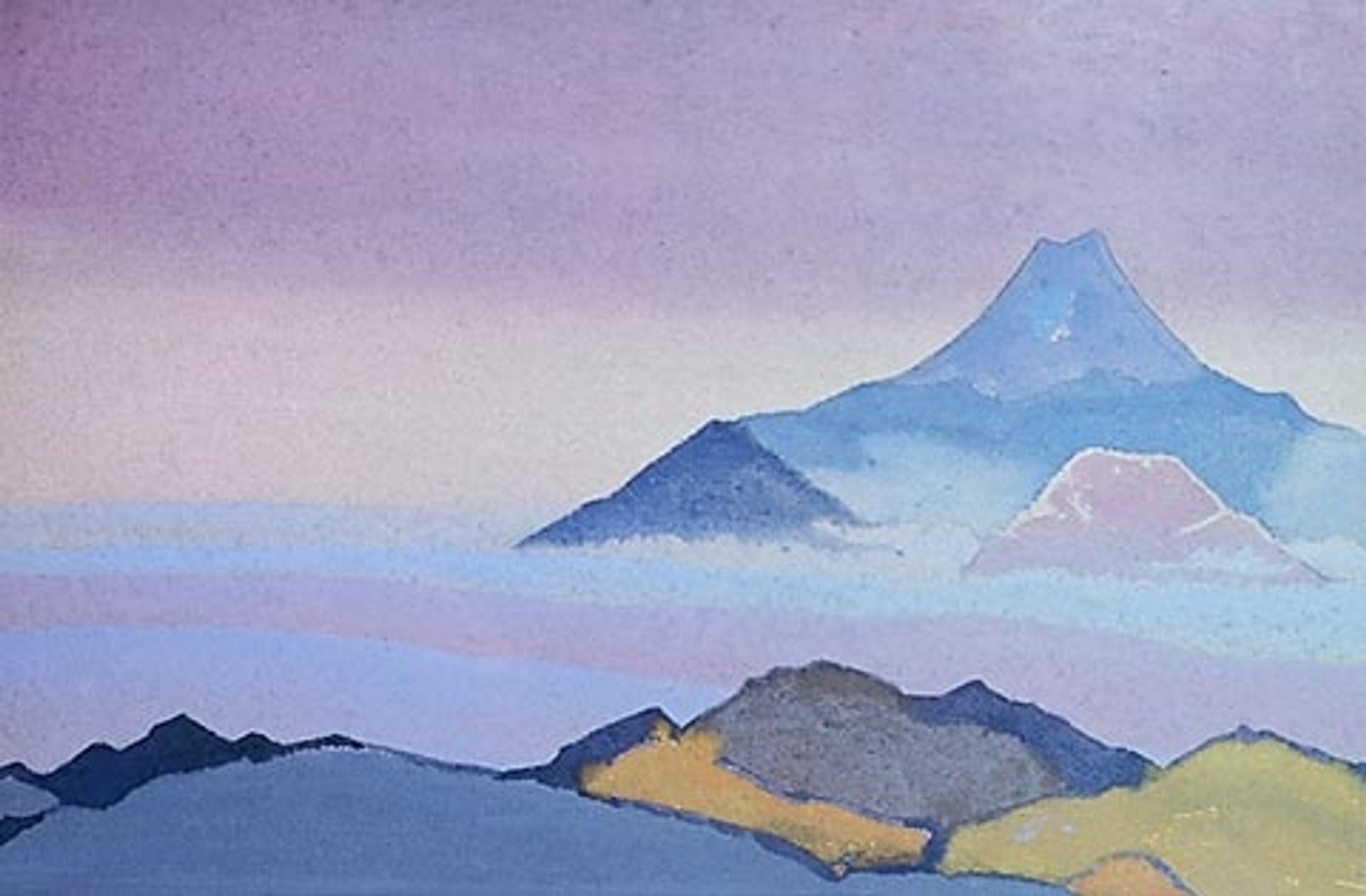 Mount Fuji by Nicholas Roerich