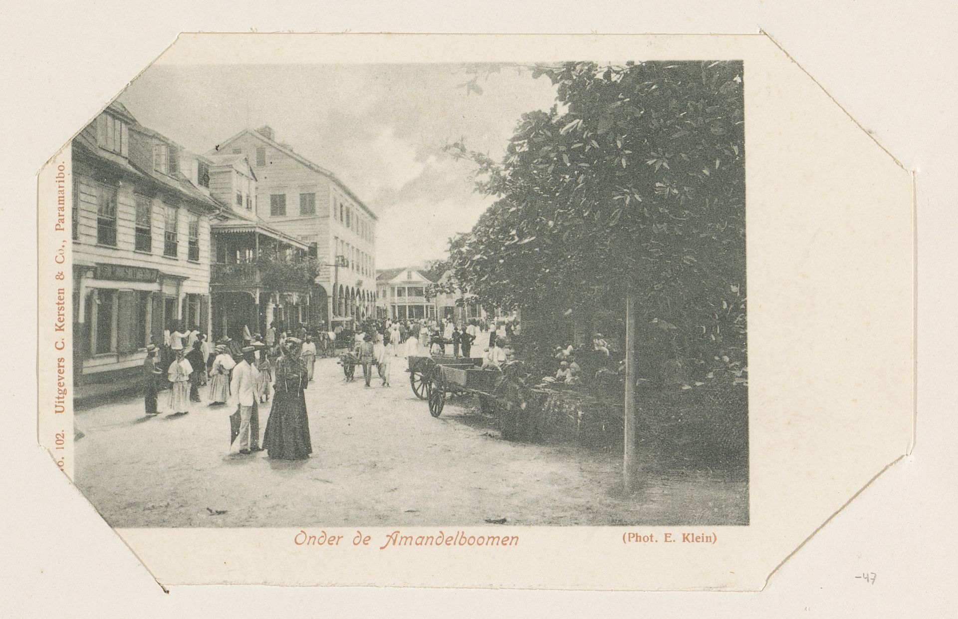 Straatgezicht te Paramaribo by Eugen Klein