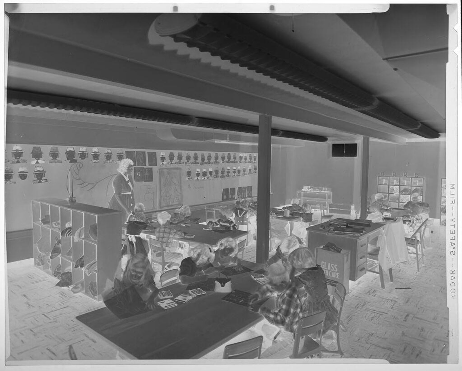 Untitled (elementary school classroom with children and teacher) by Jack Gould