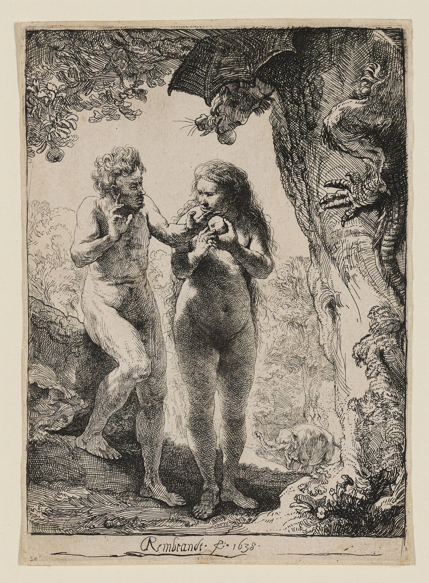Adam and Eve by Rembrandt van Rijn