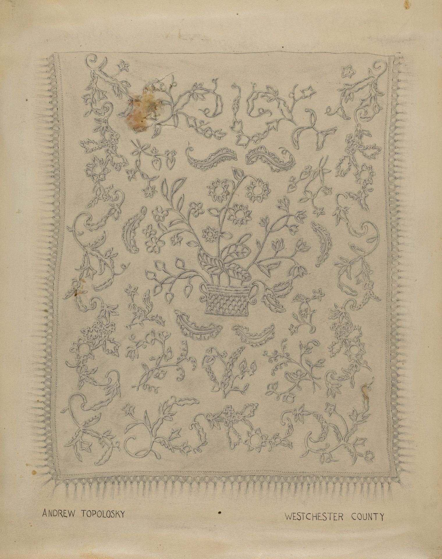 Bedspread by Andrew Topolosky