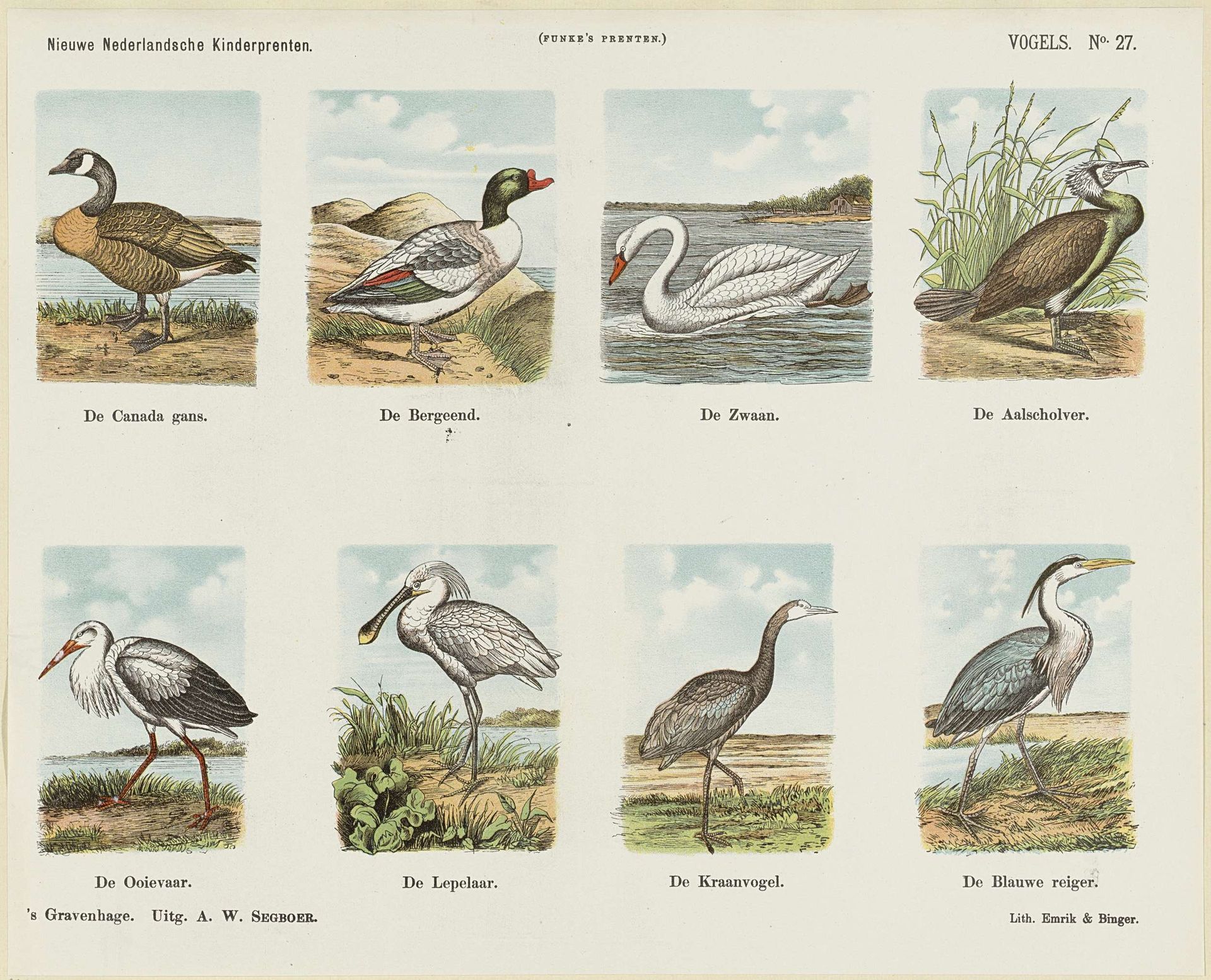 Vogels by Arie Willem Segboer