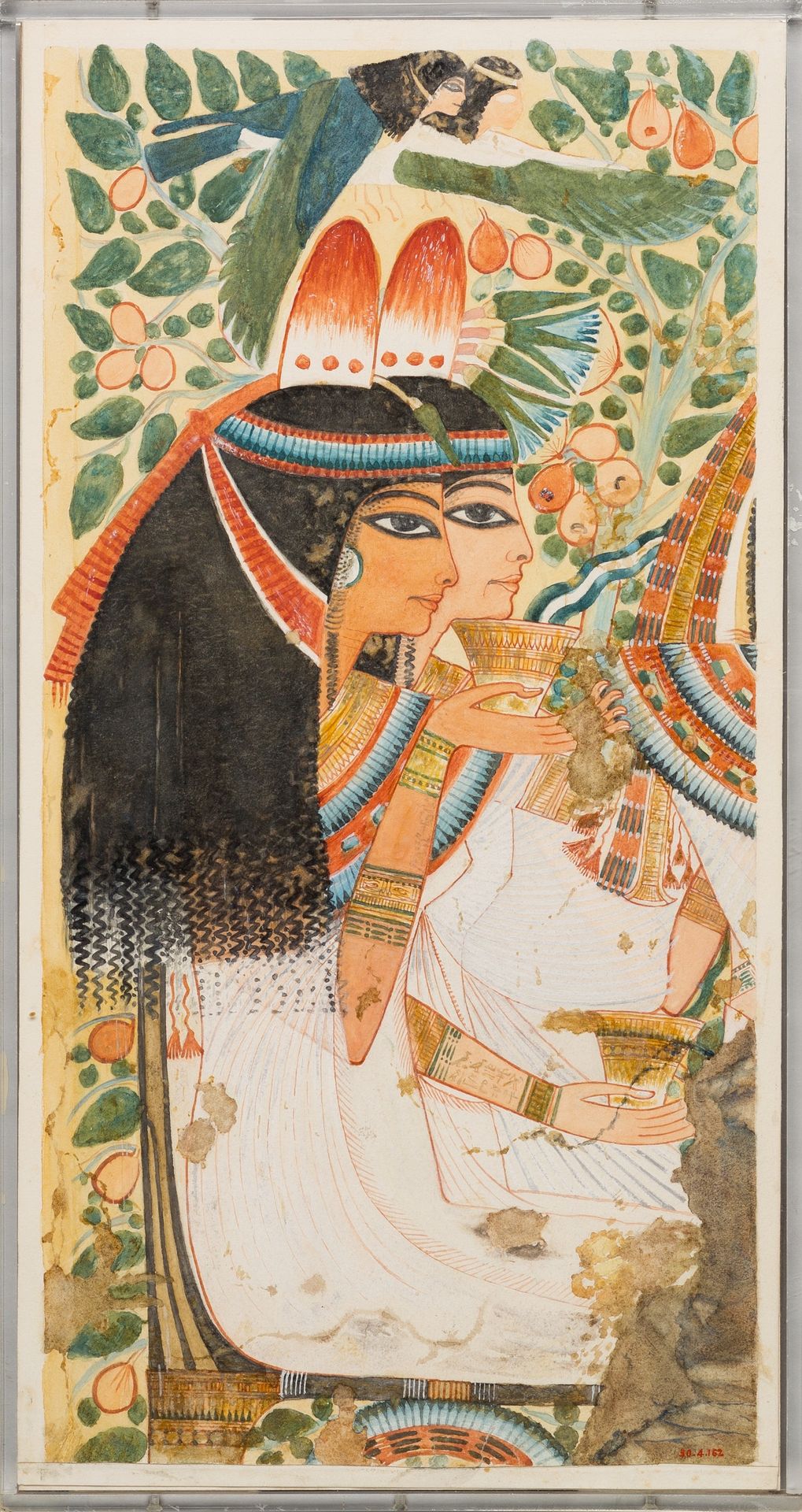 The Mother and Wife of Userhat, Tomb of Userhat by Anonymous