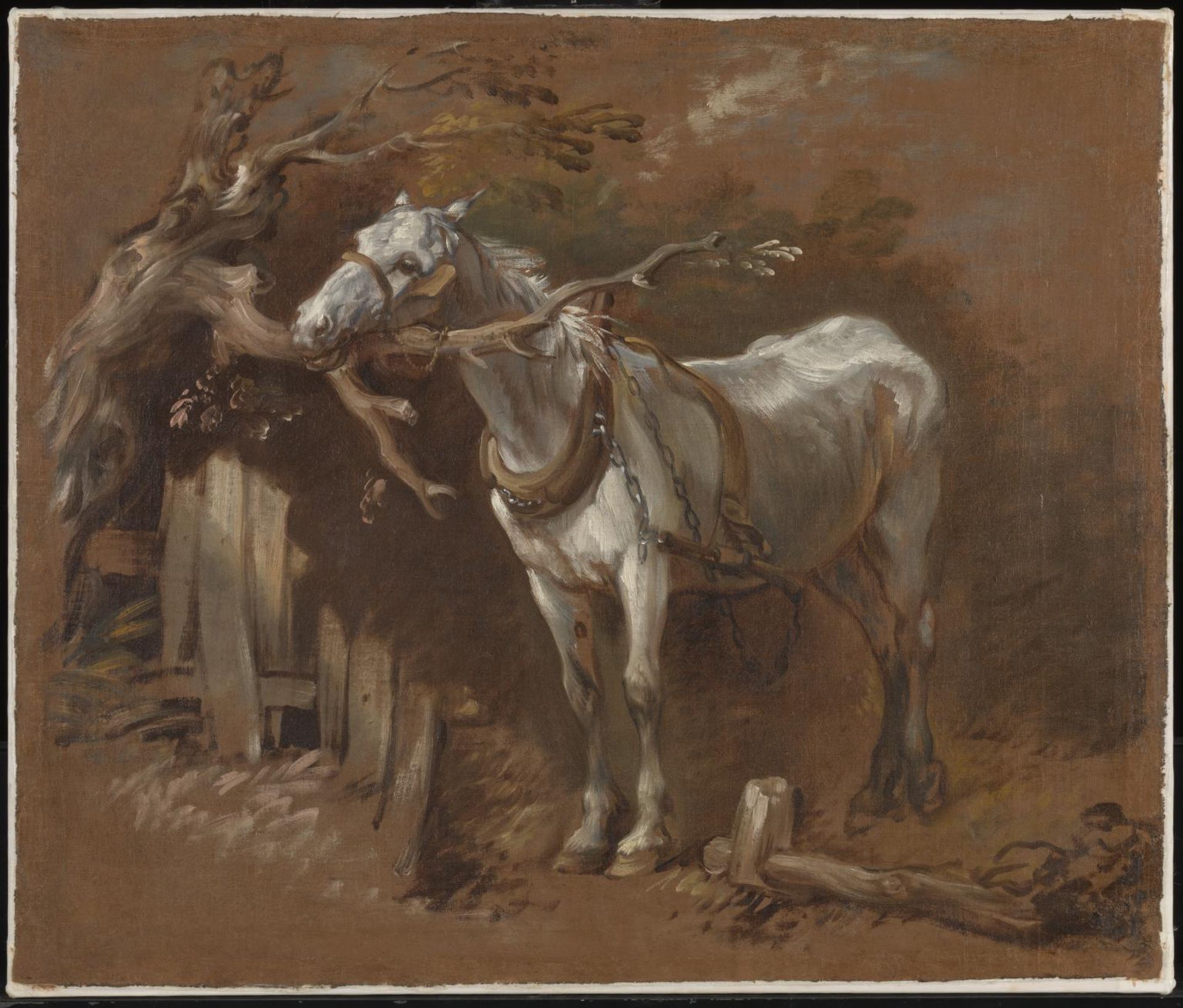 An Old Horse by Thomas Gainsborough