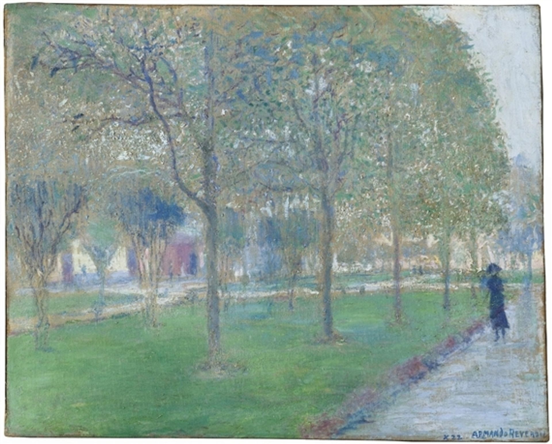 Un Paseo en el Parque by Armando Reveron