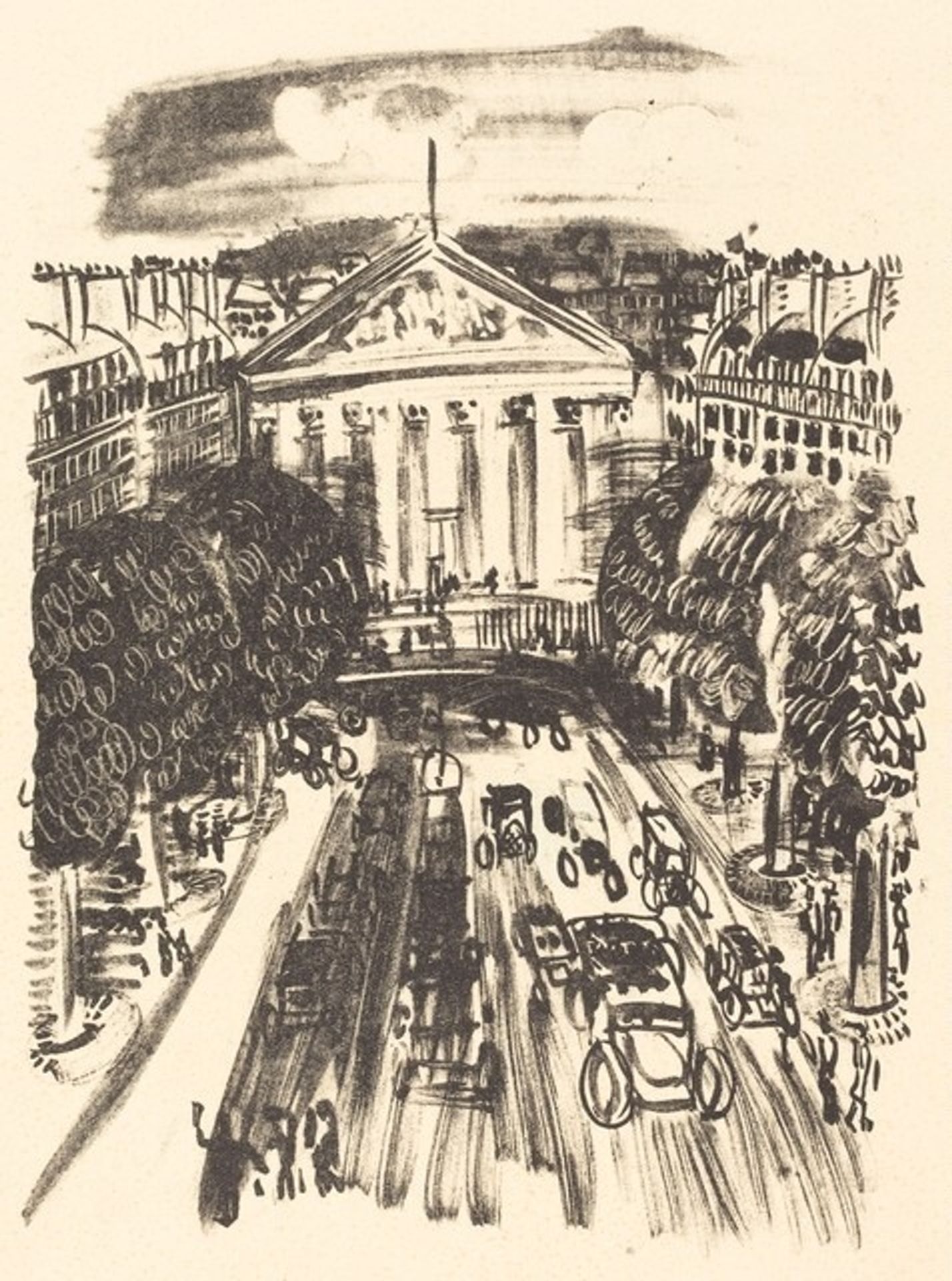 Rue Royal by Raoul Dufy