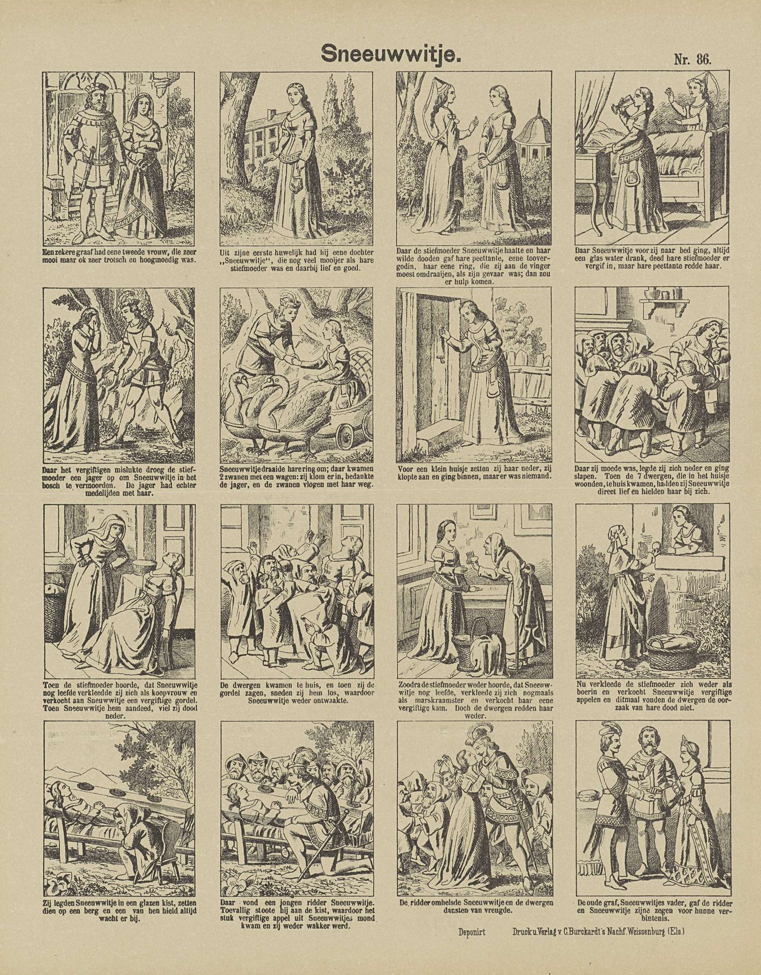 Sneeuwwitje by opvolgers Charles Burckhardt