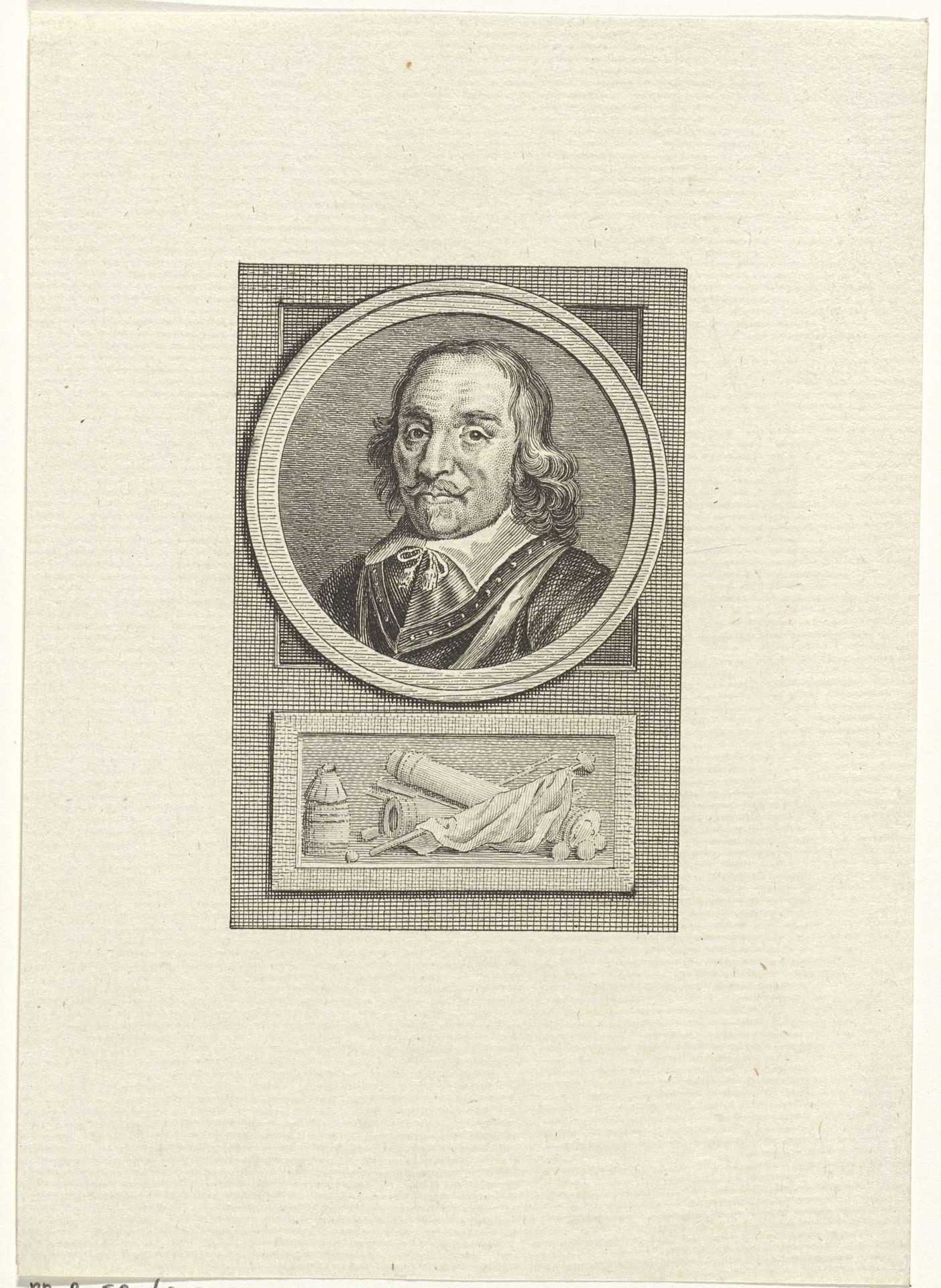 Portret van Marten Harpertsz Tromp by Reinier Vinkeles