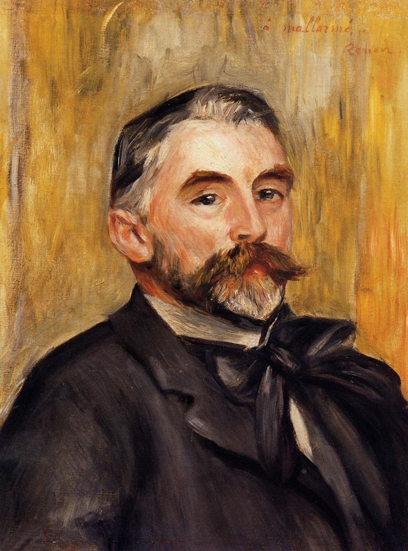 Stephane Mallarme by Pierre-Auguste Renoir