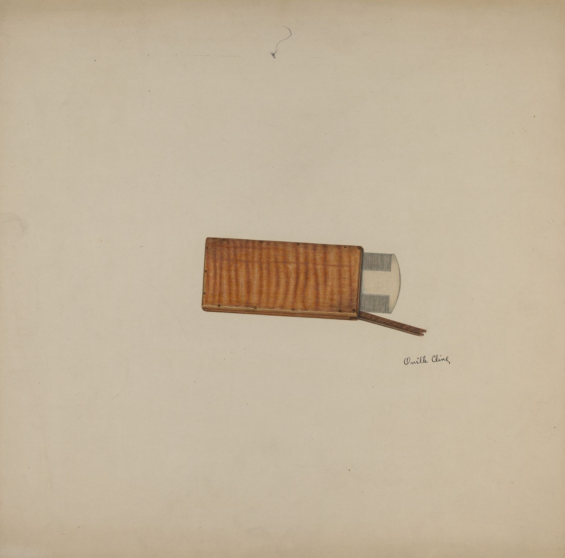 Shaker Comb and Case by Orville Cline