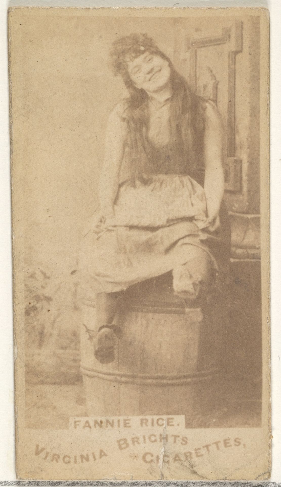 Fanny Rice, from the Actors and Actresses series (N45, Type 1) for ...