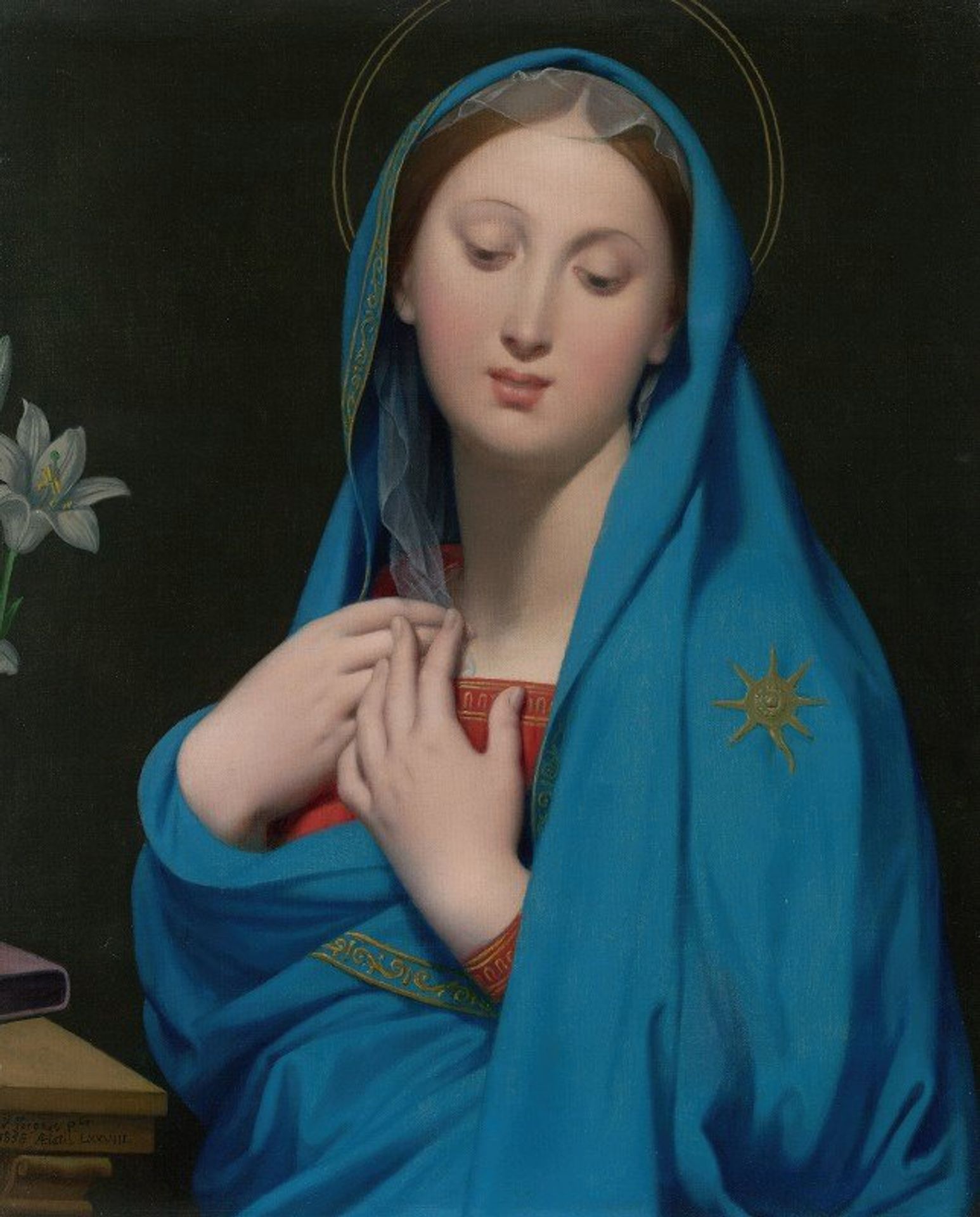 Virgin Of The Adoption by Jean Auguste Dominique Ingres