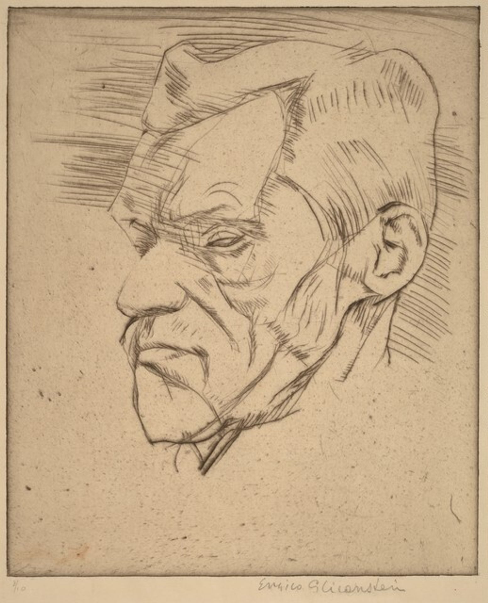 Portrait of a Man by Henryk Glicenstein