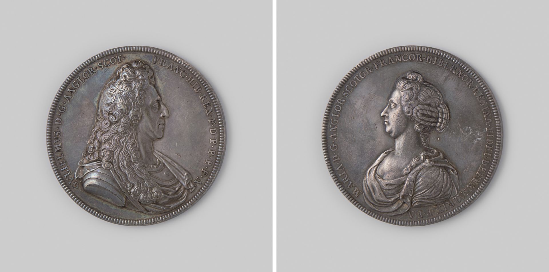 Kroning van Willem III en Maria II Stuart by Anonymous