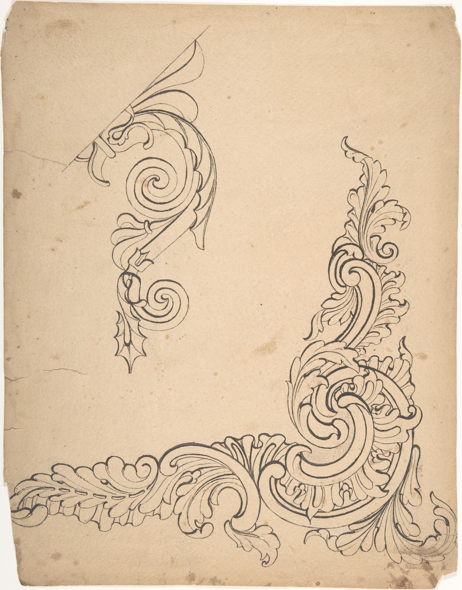 Designs for borders and corners, acanthus by Robert William Hume