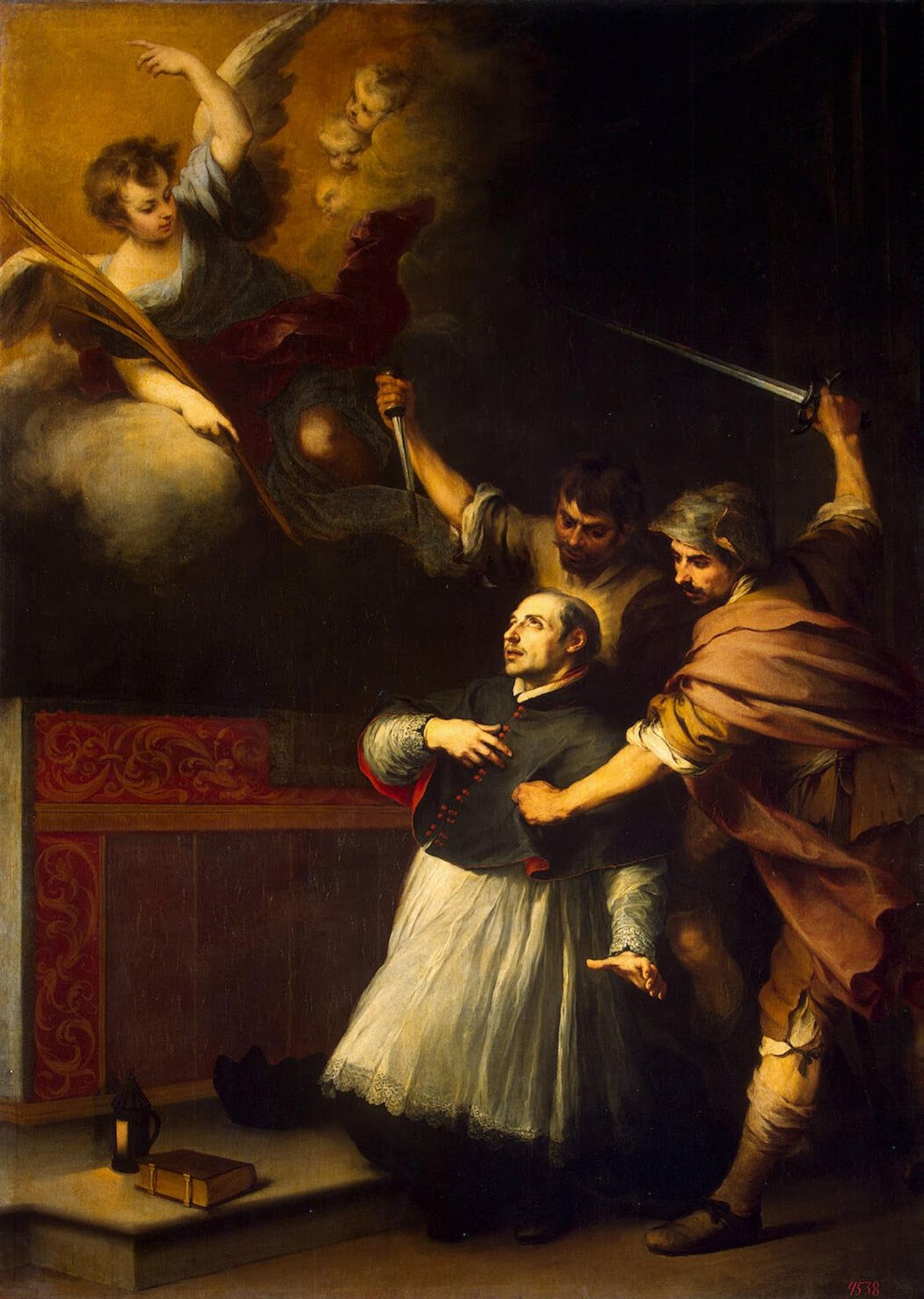 Death of the Inquisitor Pedro de Arbués by Bartolomé Estebán Murillo