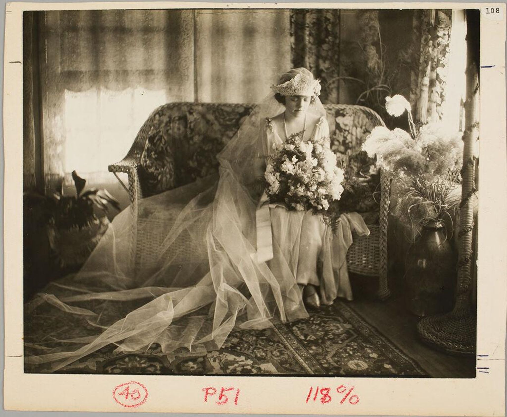 Untitled (bridal portrait, St. Louis, Missouri) by Martin Schweig