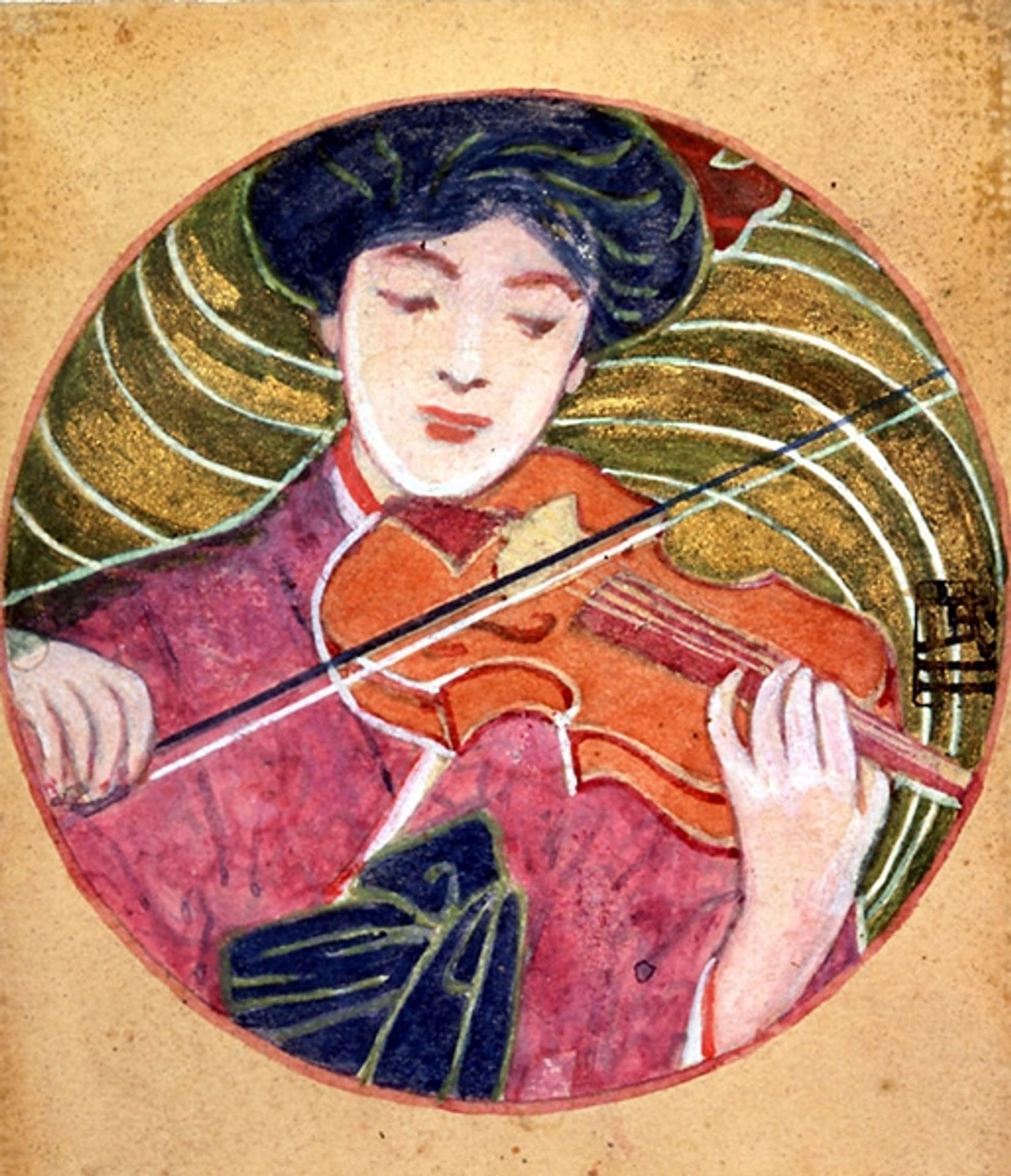 Six Themes About Music (violin) by Fujishima Takeji