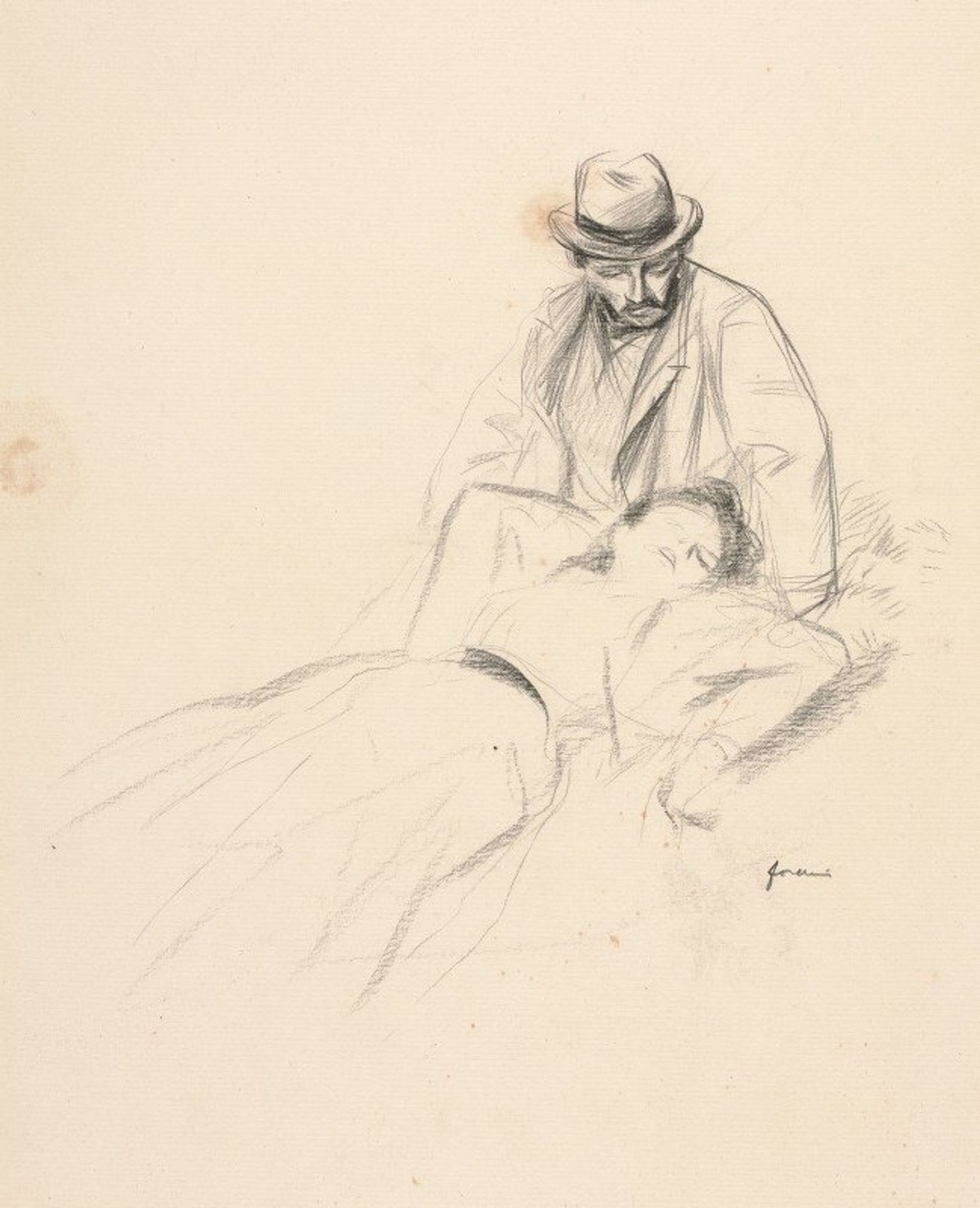 An Idyll by Jean-Louis Forain