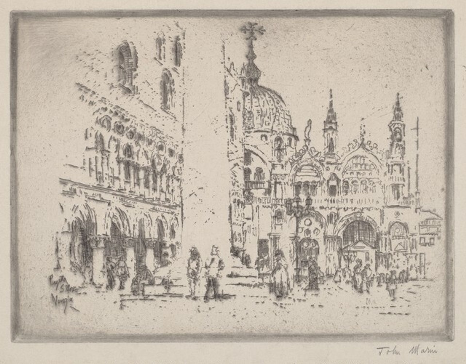 Piazzetta San Marco, Venice by John Marin