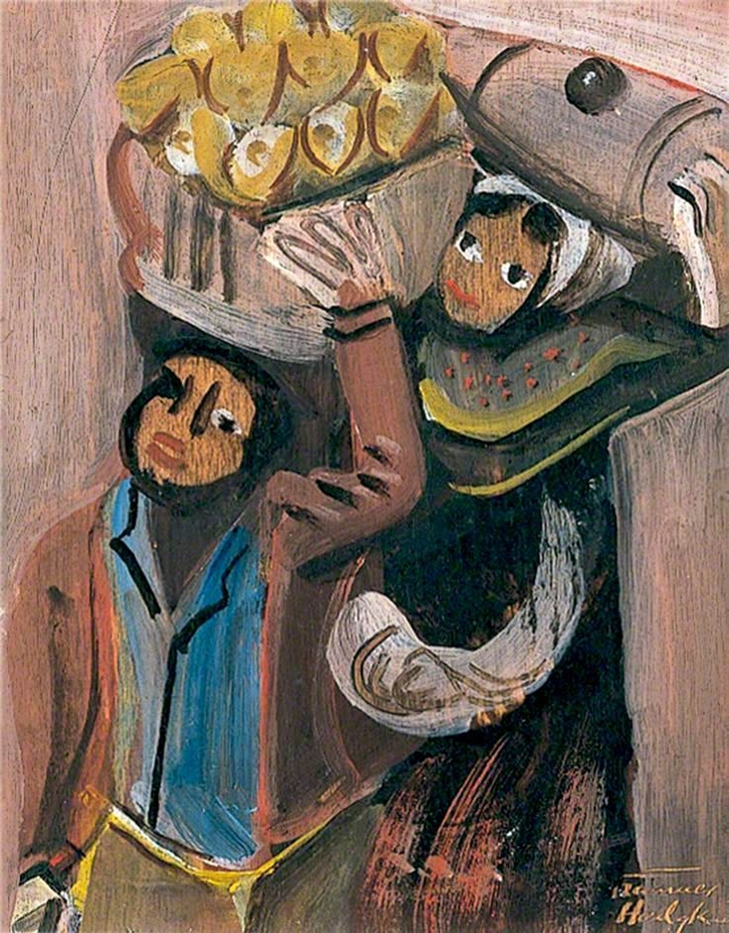 Spanish Peasants by Frances Hodgkins