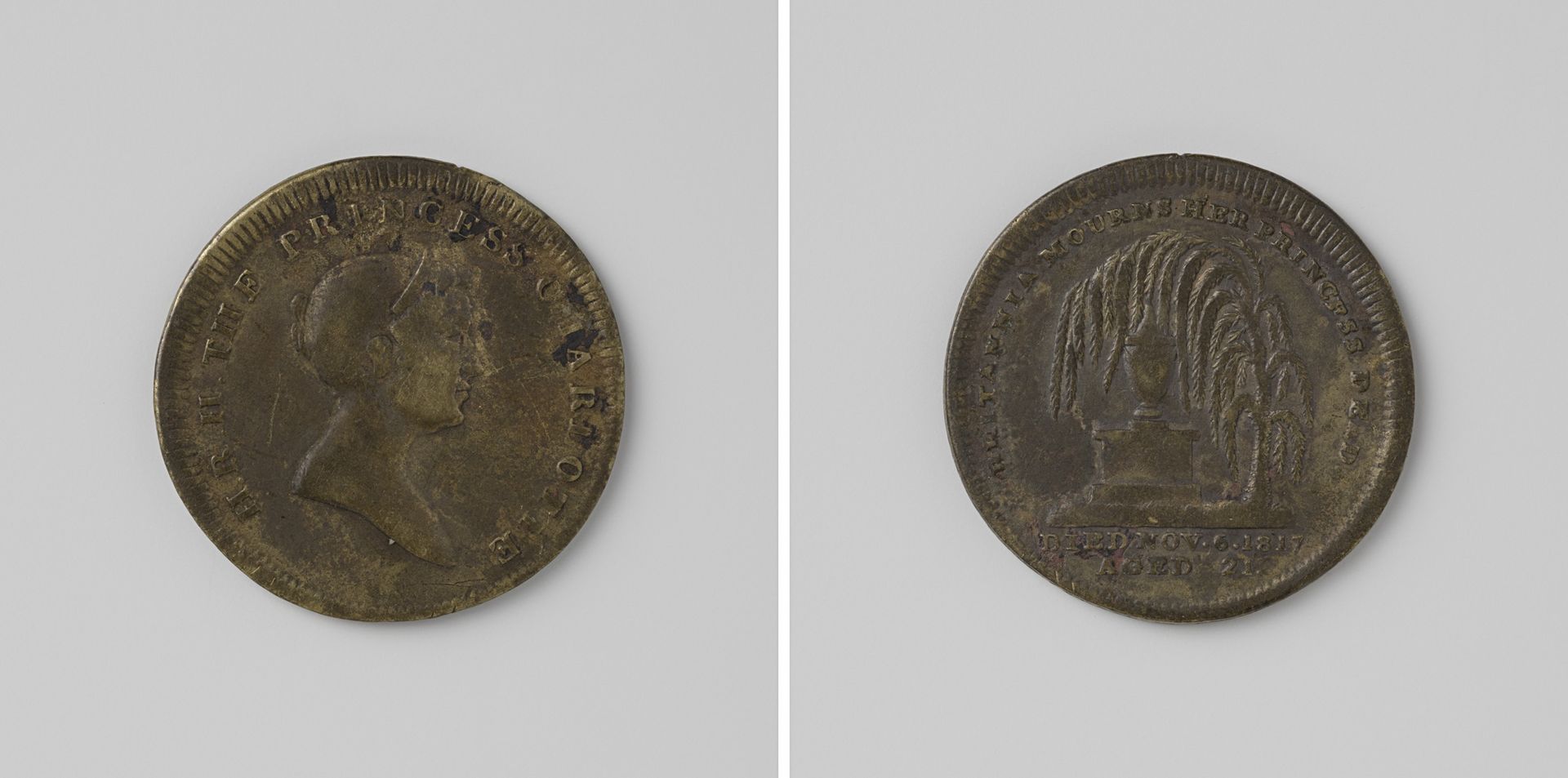 Overlijden van Charlotte Augusta, prinses van Engeland by Anonymous