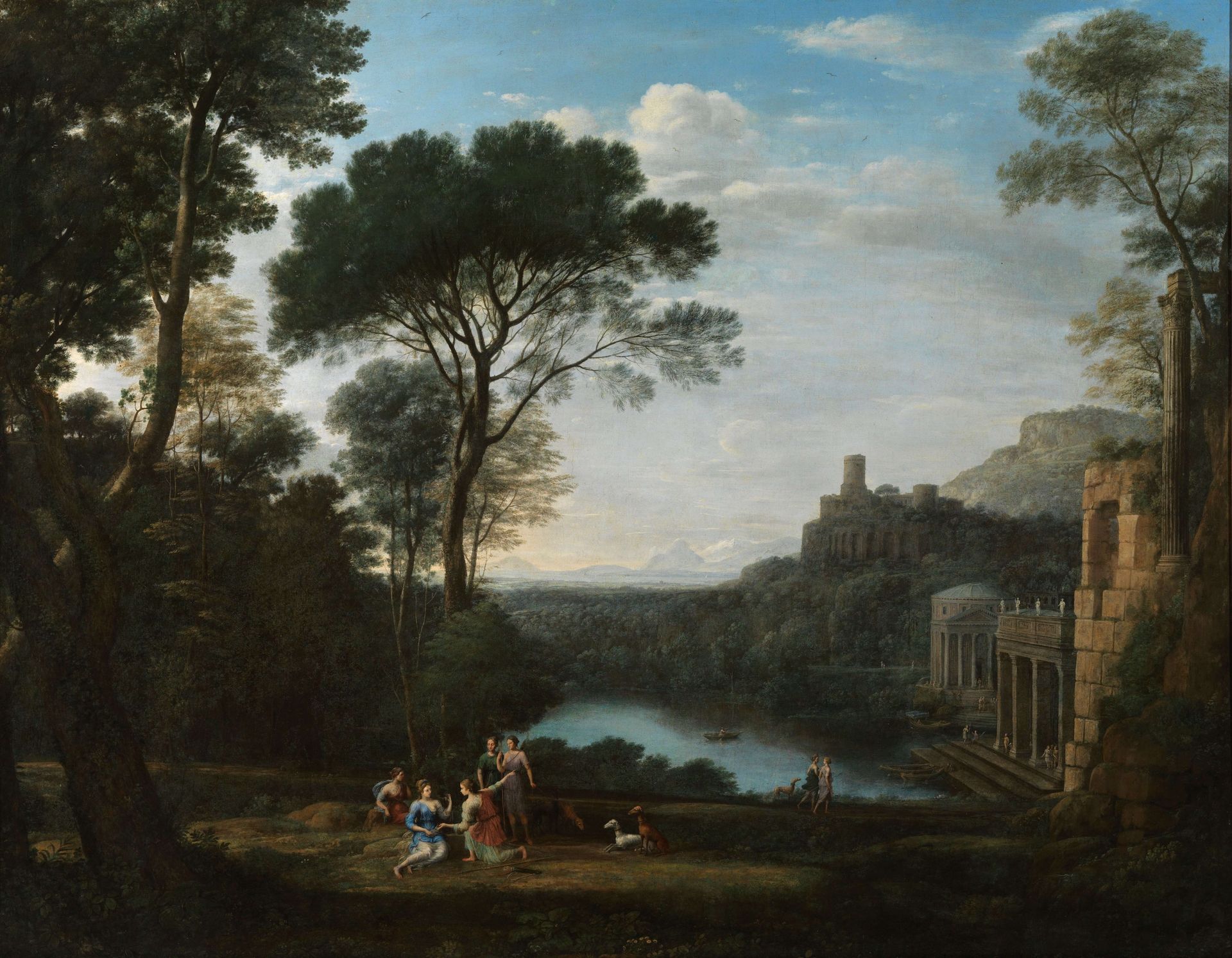 Landscape with the Nymph Egeria by Claude Lorrain