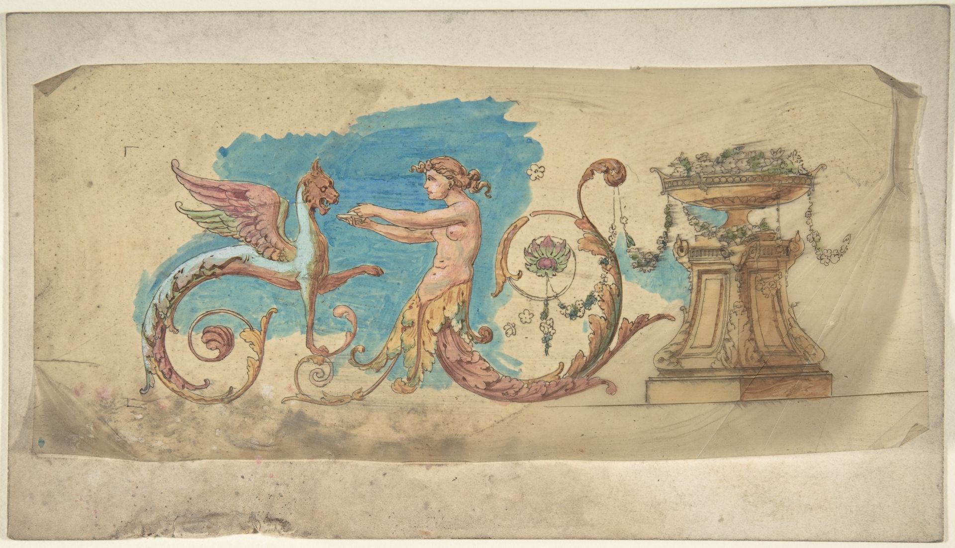 Grotesque Frieze by Anonymous