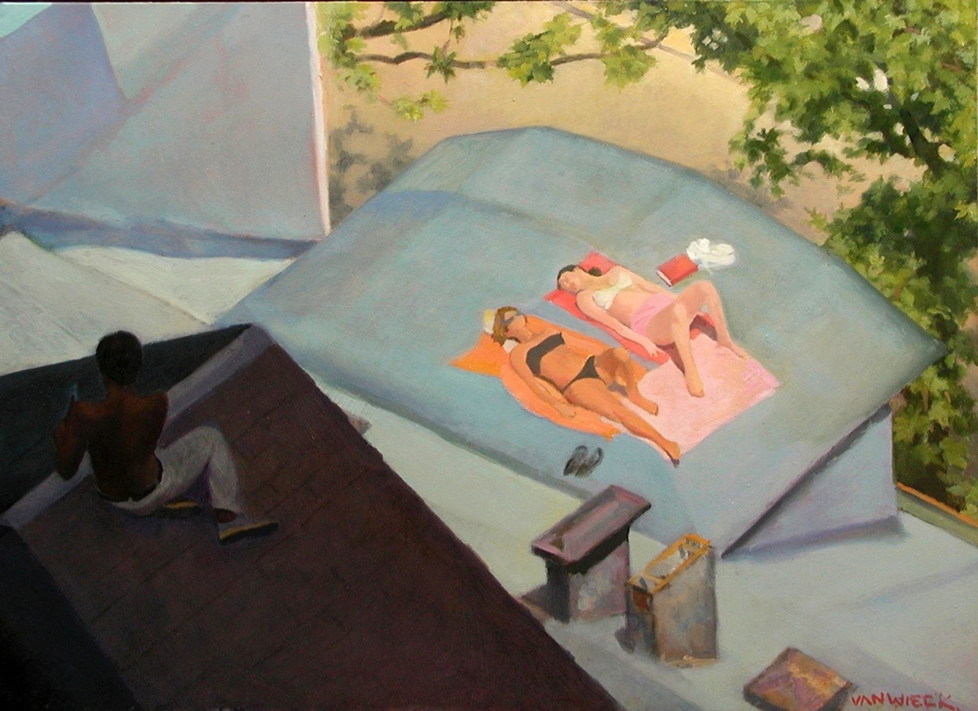 The Roofer II by Nigel Van Wieck