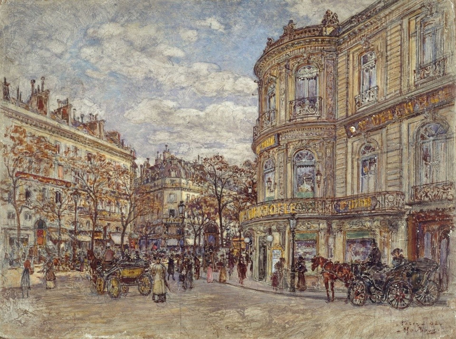 Le Pavillon de Hanovre, rue Louis-le-Grand by Frédéric Houbron