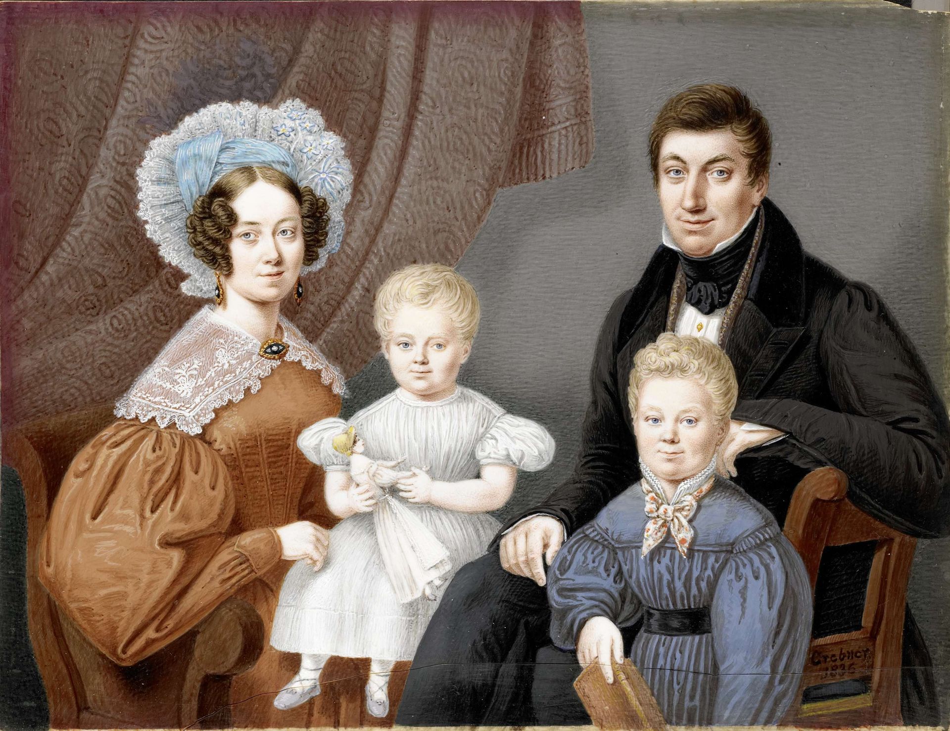 De familie Diederichs by Willem Grebner