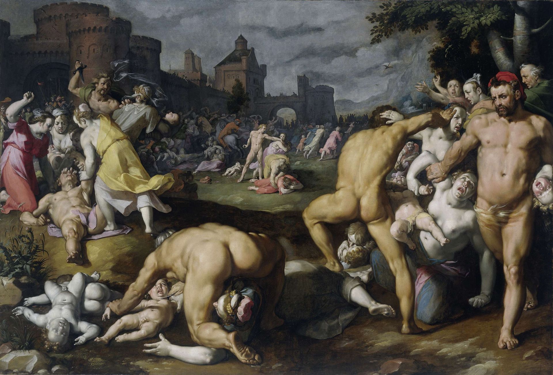 The Massacre of the Innocents by Cornelis Cornelisz van Haarlem