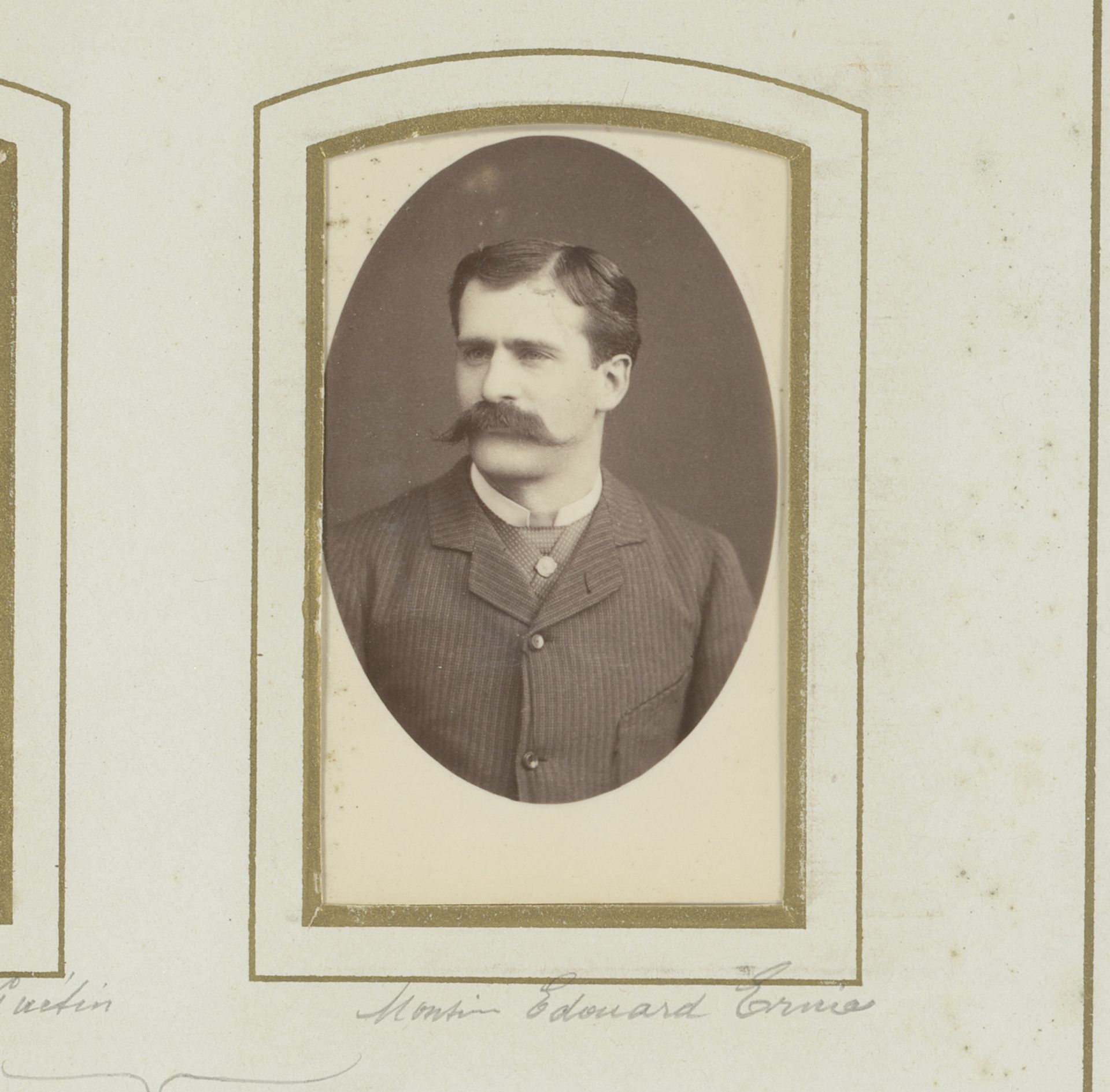 Portret van Henri Edouard Ernie by Jean Théodore Jamin