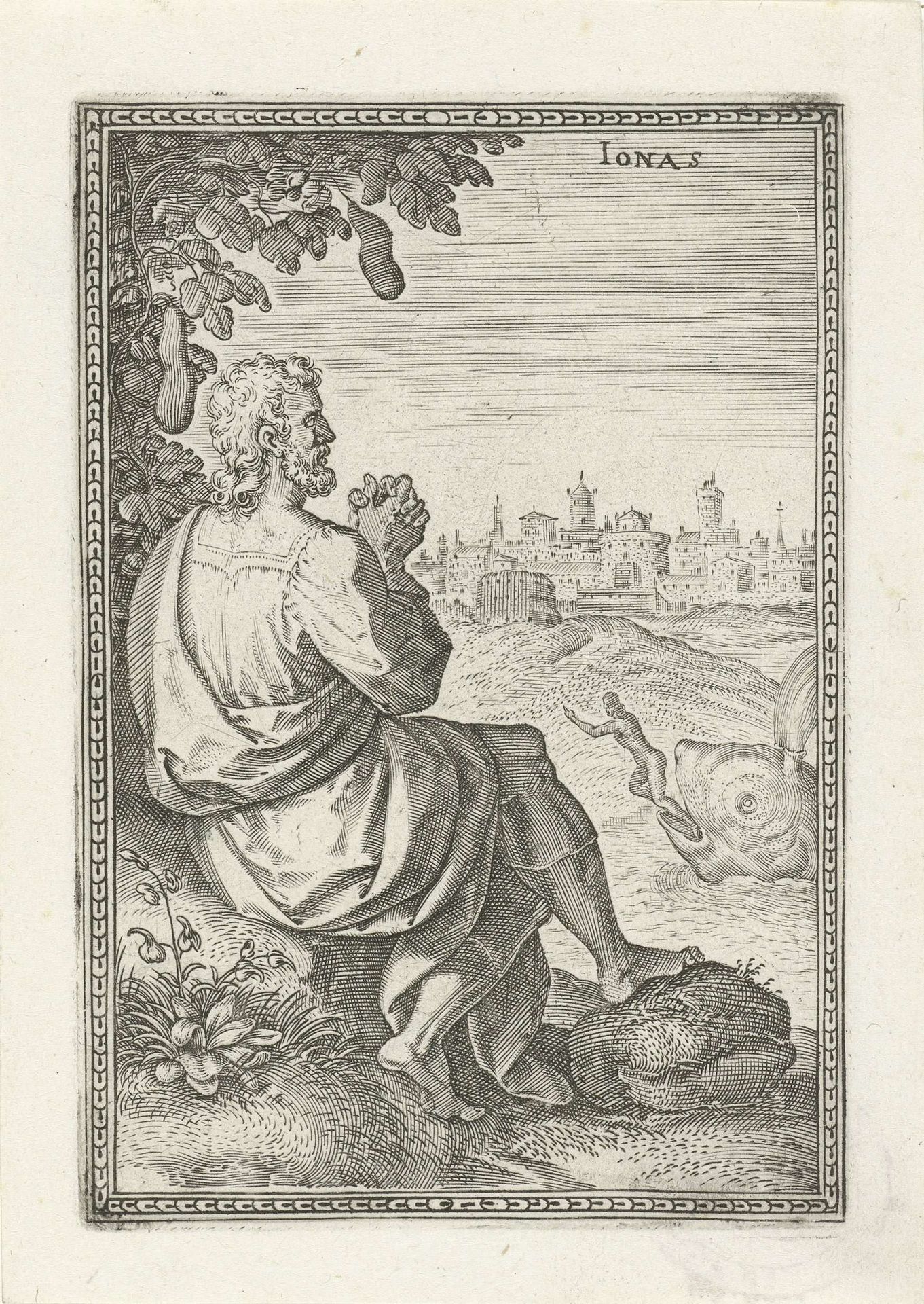 Jona by Johann Sadeler I