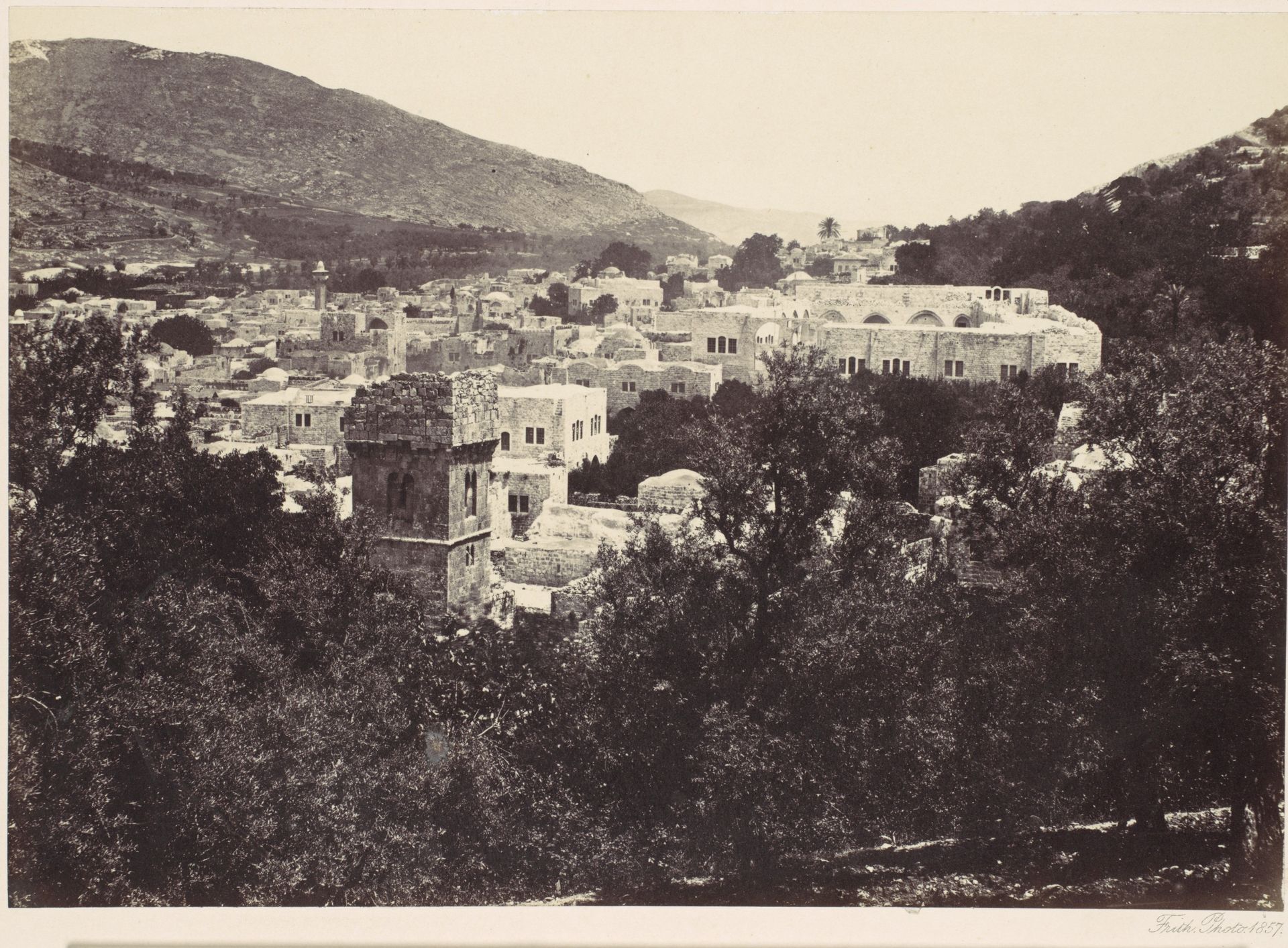 Nablous, The Ancient Shechem by Francis Frith