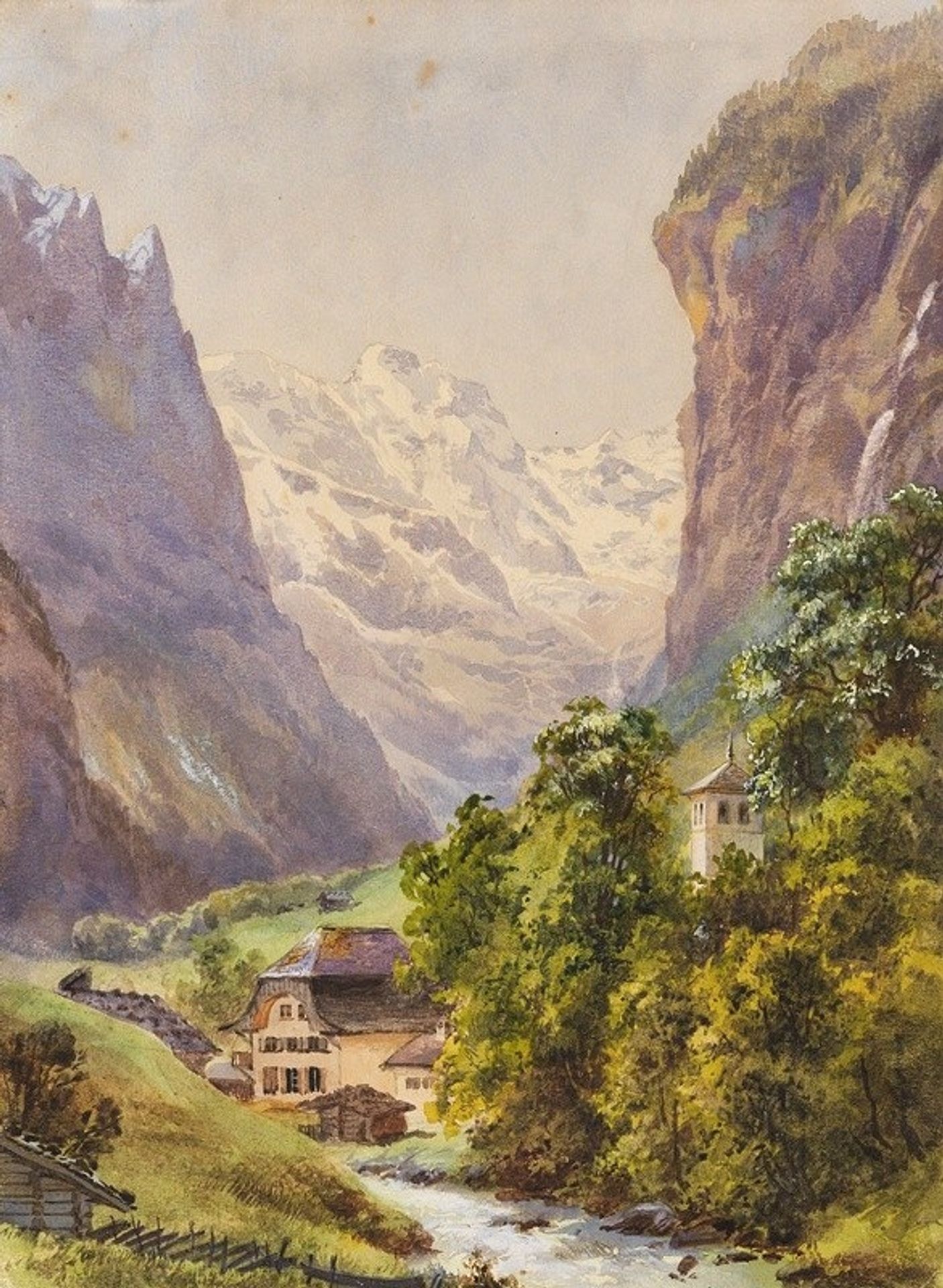 Lauterbrunnen by Edward Theodore Compton