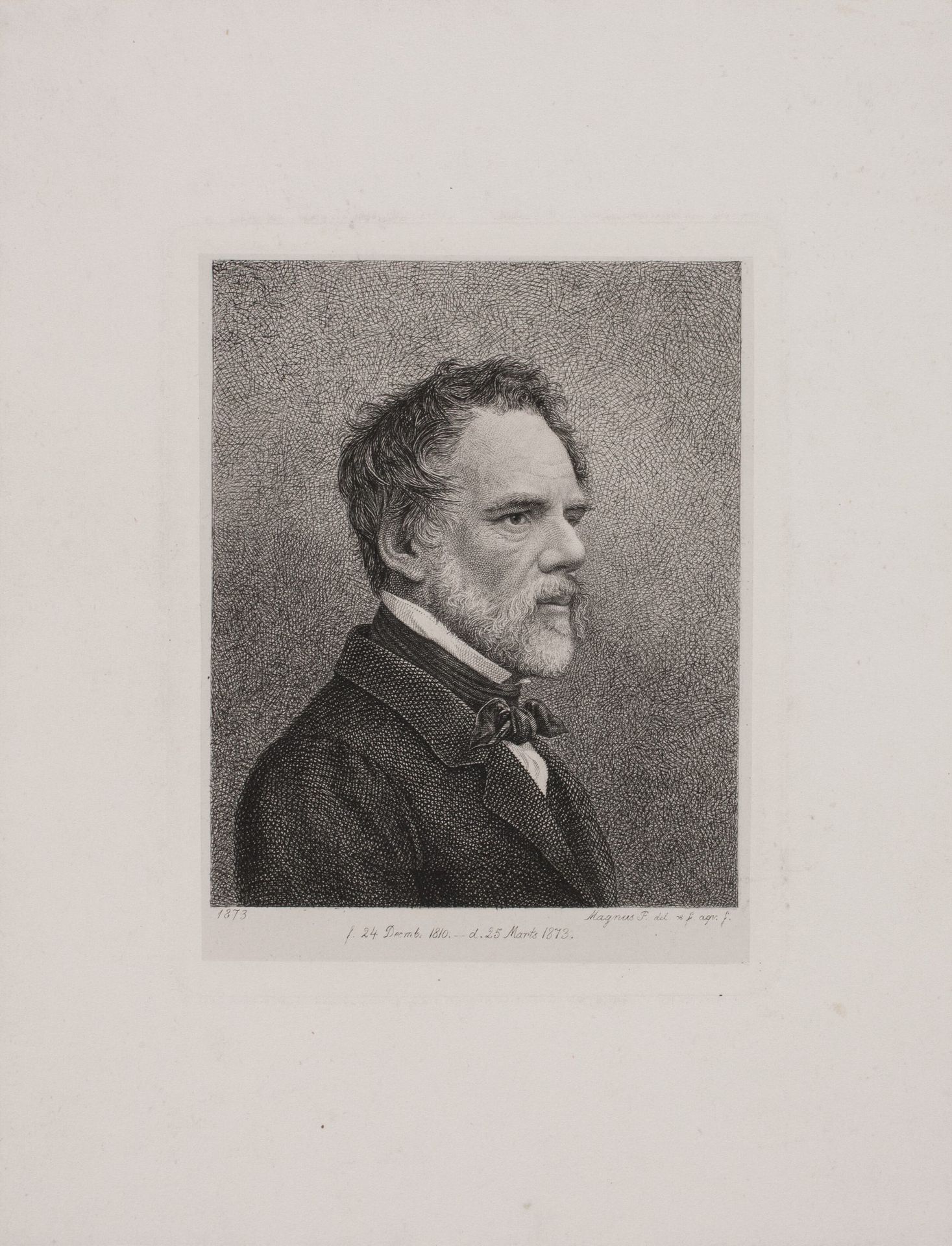 Vilhelm Marstrand by Julius Magnus-Petersen