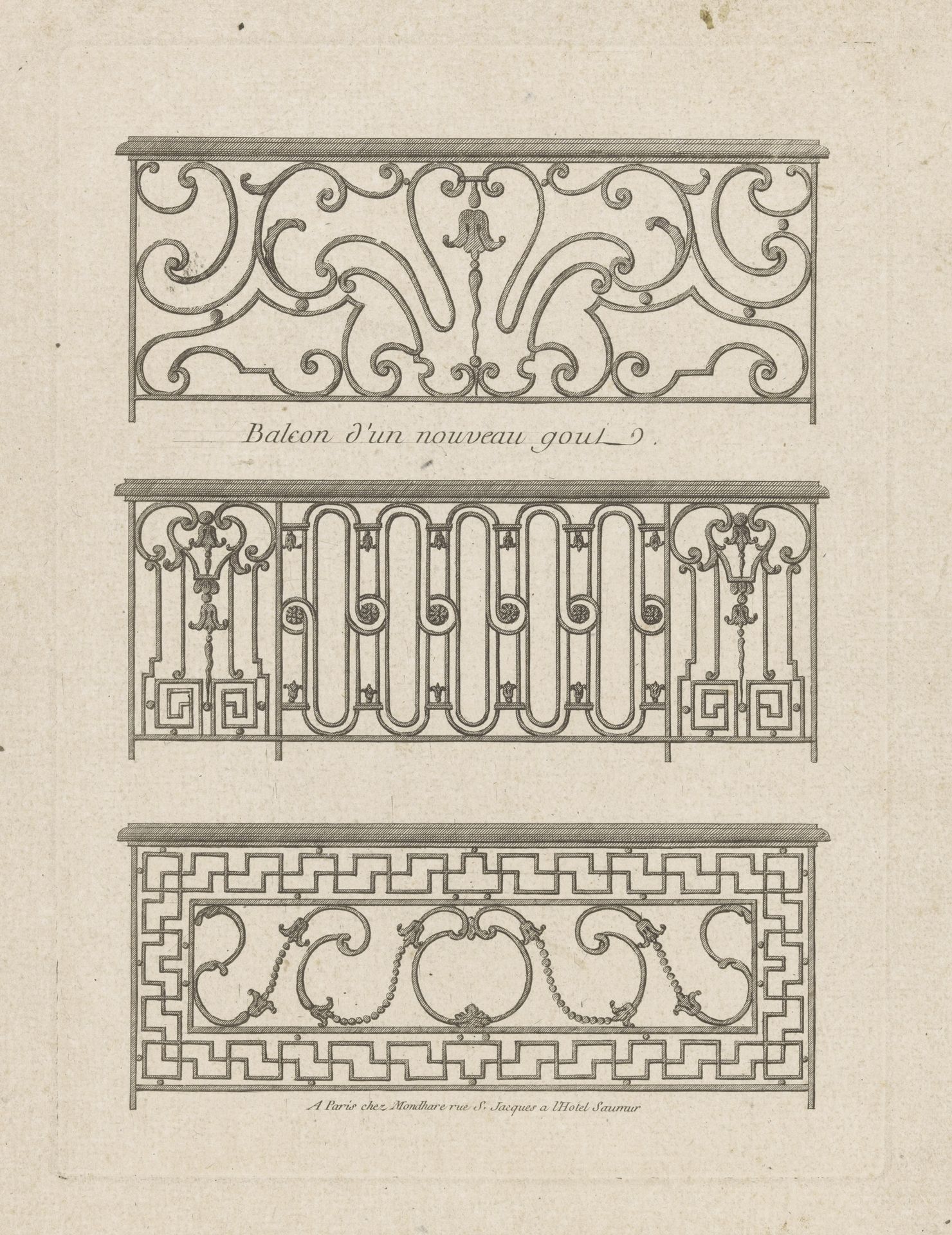 Balustrades met geometrische vormen by Anonymous