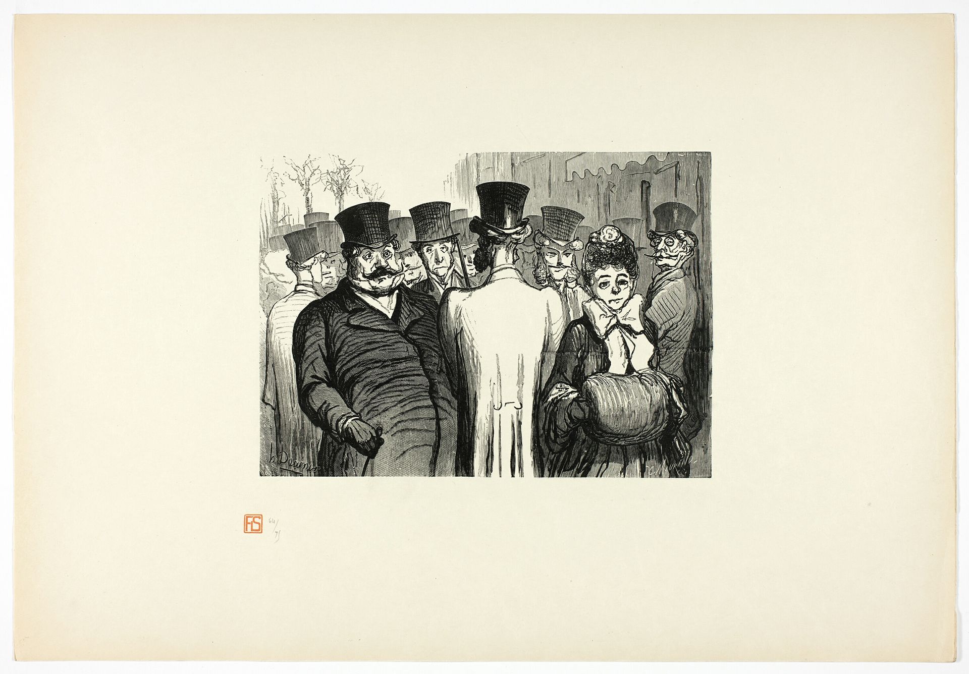 Le Boulevard des Italiens, from Tirage Unique de Trente-Six Bois by Charles Maurand
