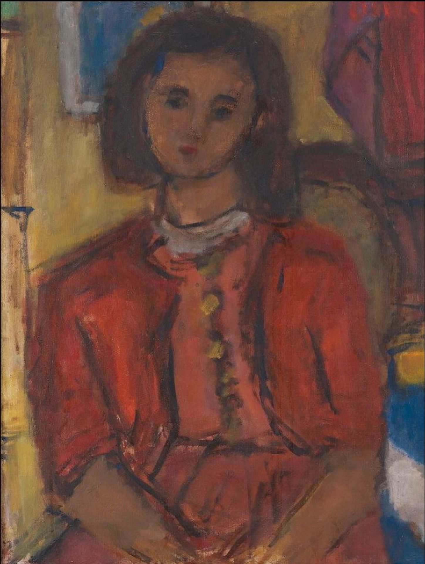 Czobel Bela 1960 Pros Felsős Lány by Bela Czobel